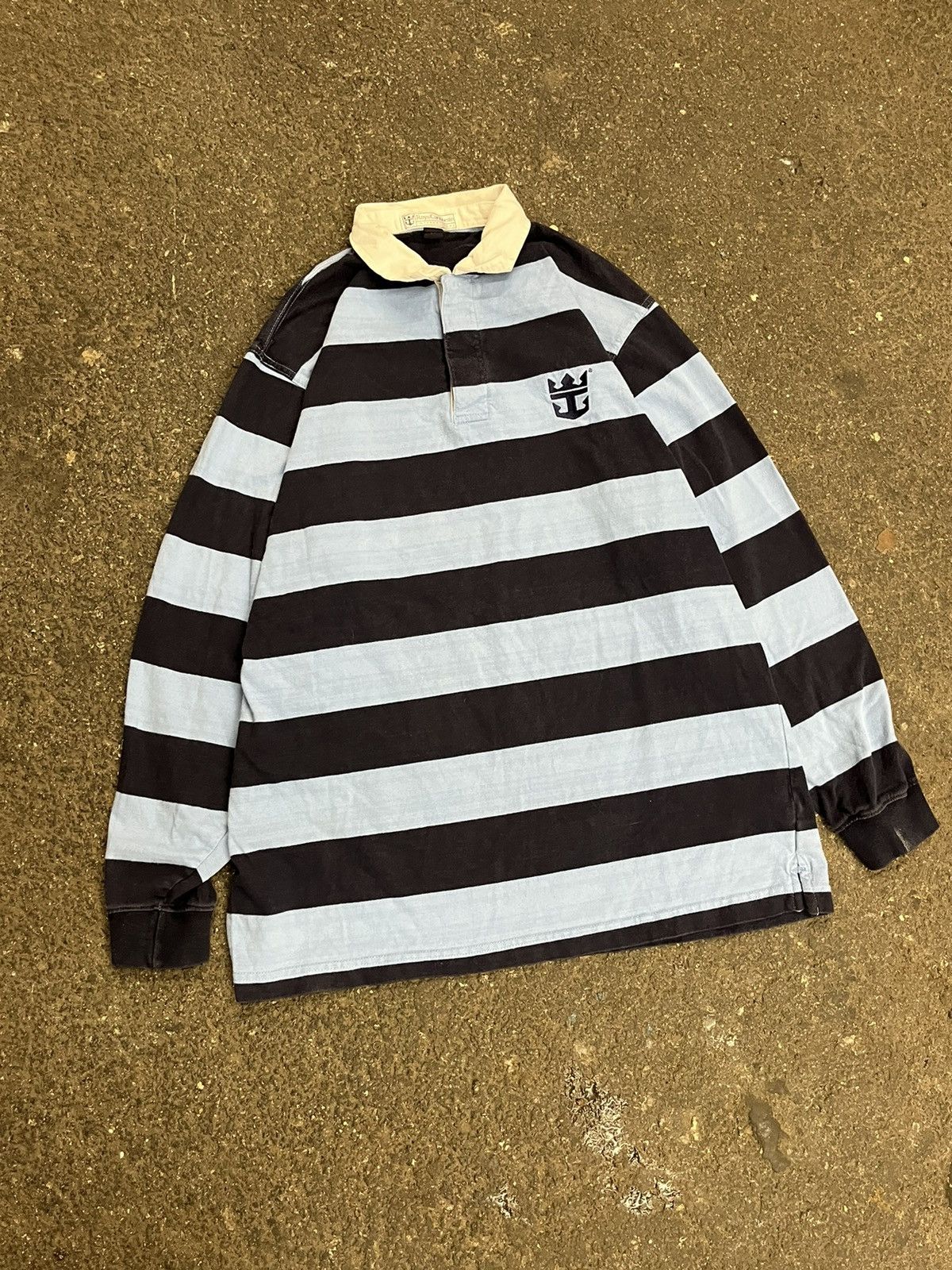 Polo Ralph Lauren × Vintage Rugby stripped vintage shirt hype preppy fall streetwear Size US L / EU 52-54 / 3 - 3 Thumbnail