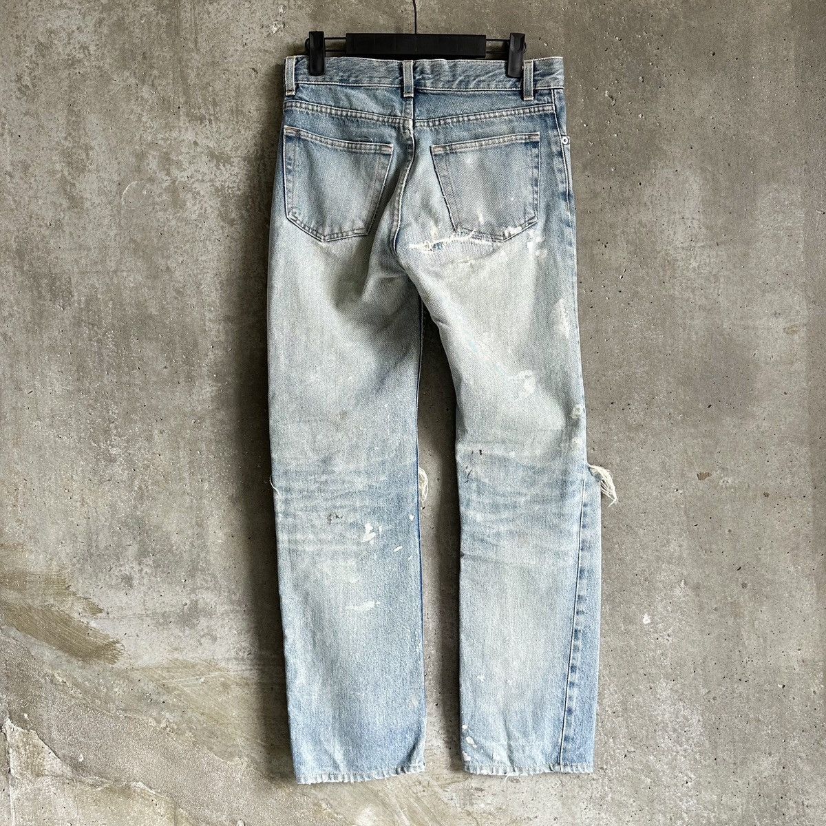 Vintage Helmut Lang THRASHED Painter Denim