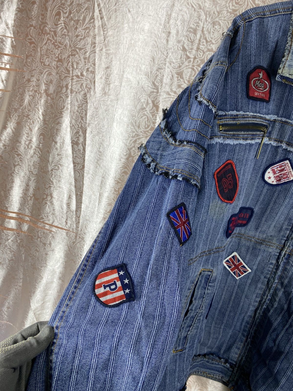 Vintage Vintage Parto Sport Patchwork Denim Jacket Tech Sport Size US XL / EU 56 / 4 - 11 Thumbnail