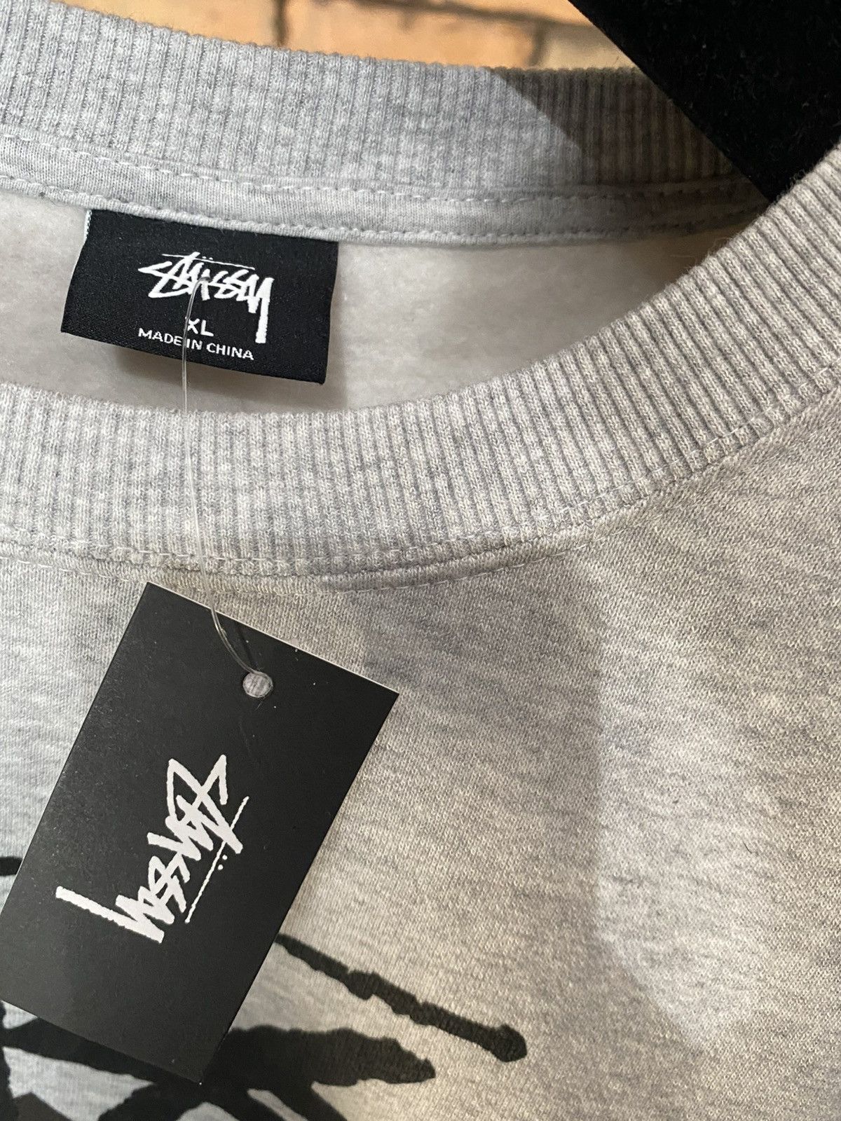 Dover Street Market × Stussy $118 DSM STUSSY WORLD TOUR SWEATSHIRT CREWNECK PULLOVER GRAY Size US XL / EU 56 / 4 - 3 Thumbnail