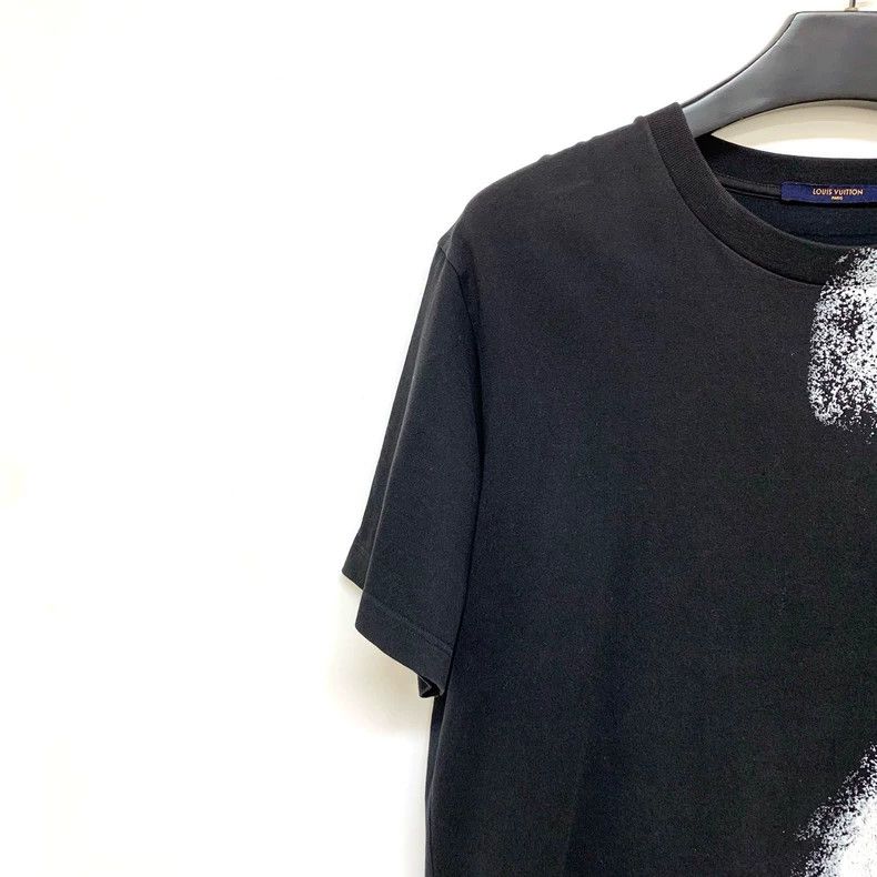 Louis Vuitton Louis Vuitton Chain printed black short sleeves Size US XL / EU 56 / 4 - 5 Thumbnail