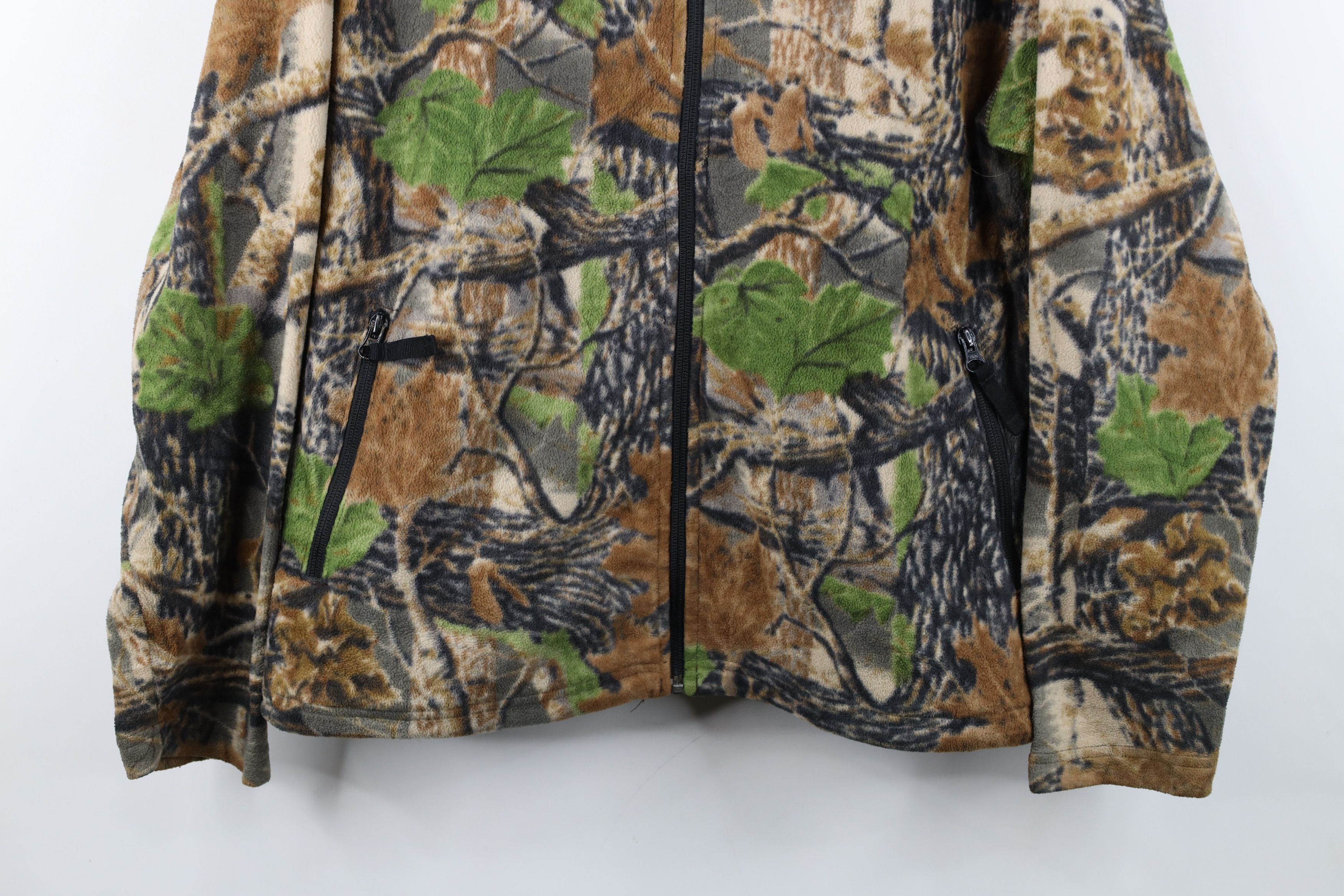 Cabelas Vintage Cabelas Spell Out Camouflage Full Zip Fleece Jacket Size US M / EU 48-50 / 2 - 3 Thumbnail