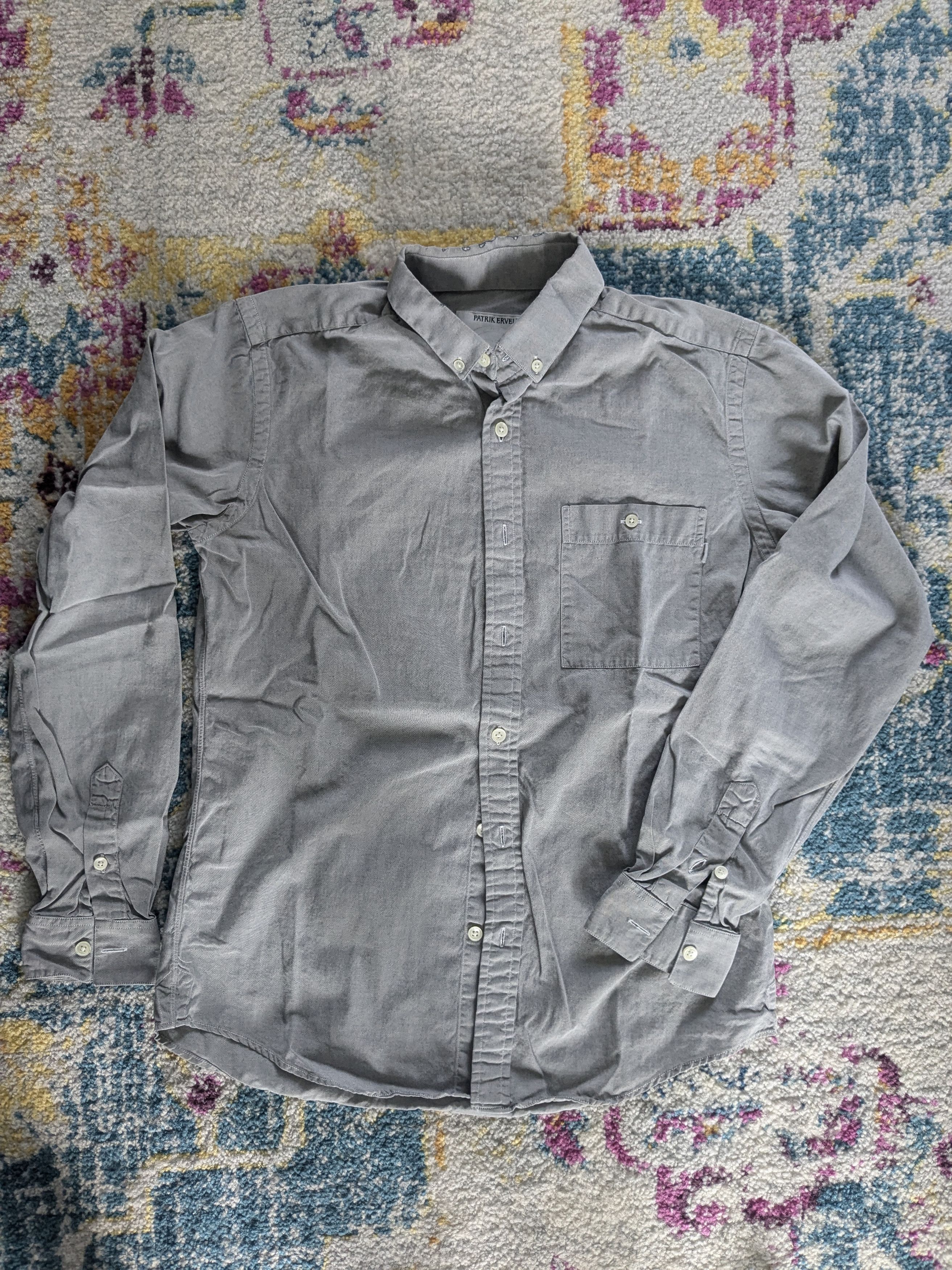 Patrik Ervell Button Collar Shirt (FW12) Size US XS / EU 42 / 0 - 1 Thumbnail