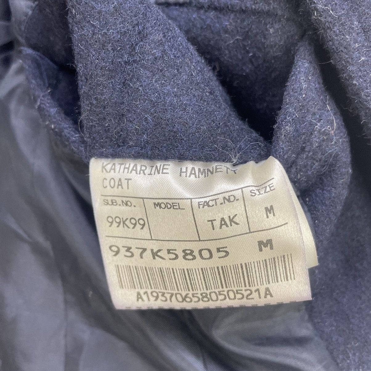 Designer × Katharine Hamnett London Katharine Hamnett Londong Long coat Jacket Size M / US 6-8 / IT 42-44 - 4 Thumbnail