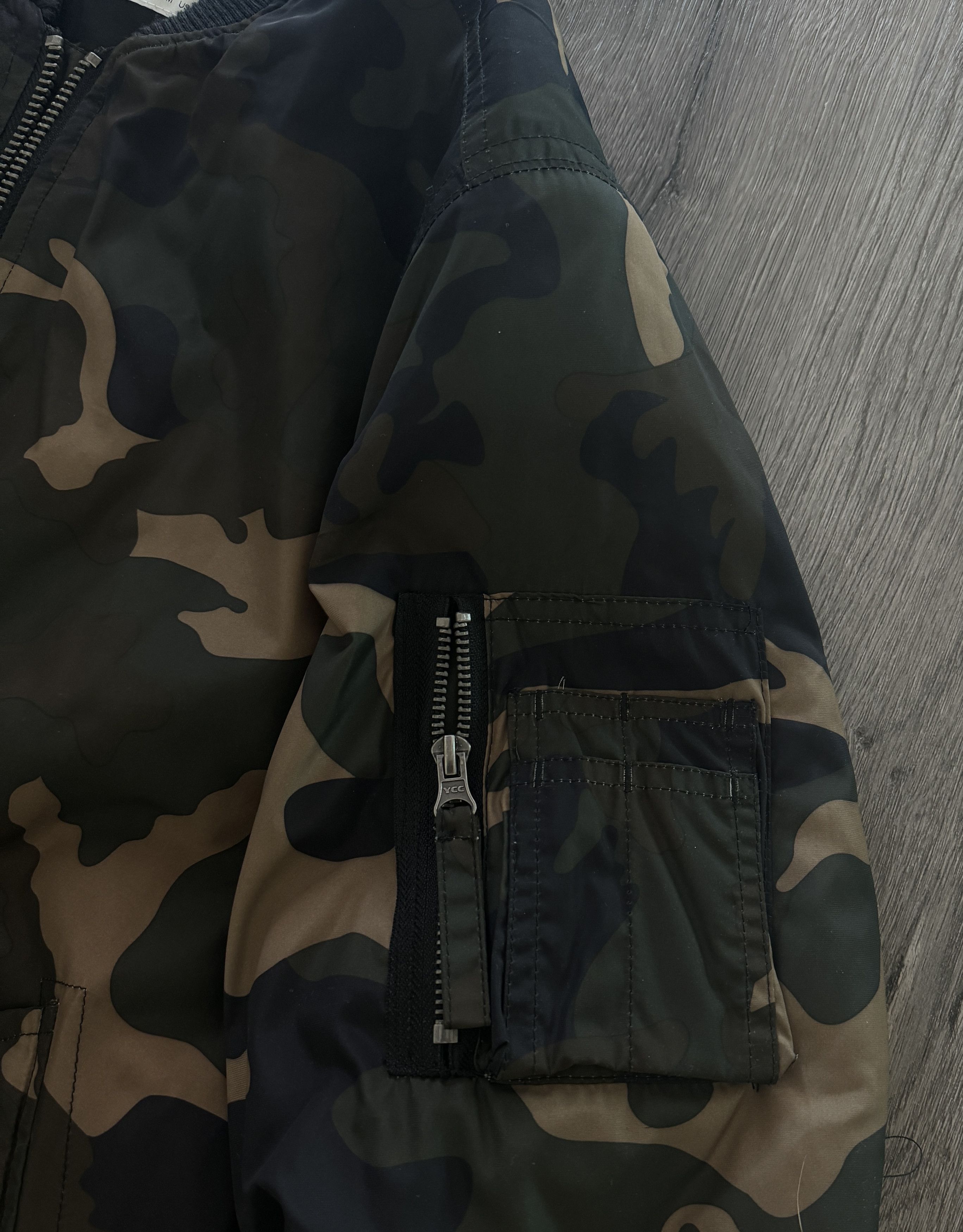 Topman Camo Bomber Jacket Topman Medium Size US M / EU 48-50 / 2 - 5 Thumbnail