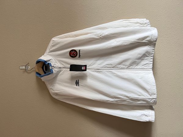 Supreme Supreme Umbro Ripstop Cotton Track Jacket in White | Grailed