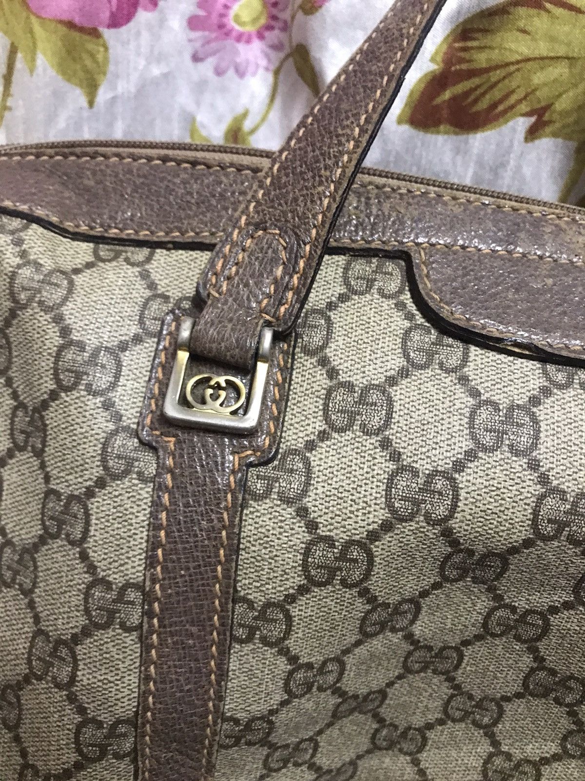 Gucci × Vintage Authentic Vintage Gucci Boston Bag Size ONE SIZE - 4 Thumbnail