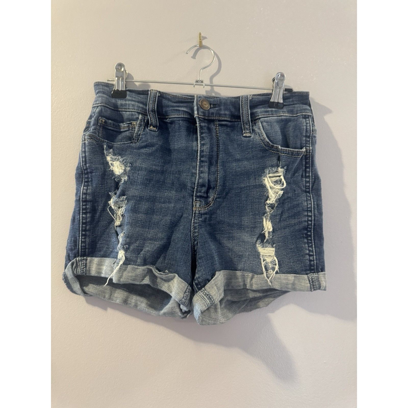 Hollister Hollister Women's Denim High-Rise Short 3 Advanced Stretch, Size 26" / US 2 / IT 38 - 1 Thumbnail