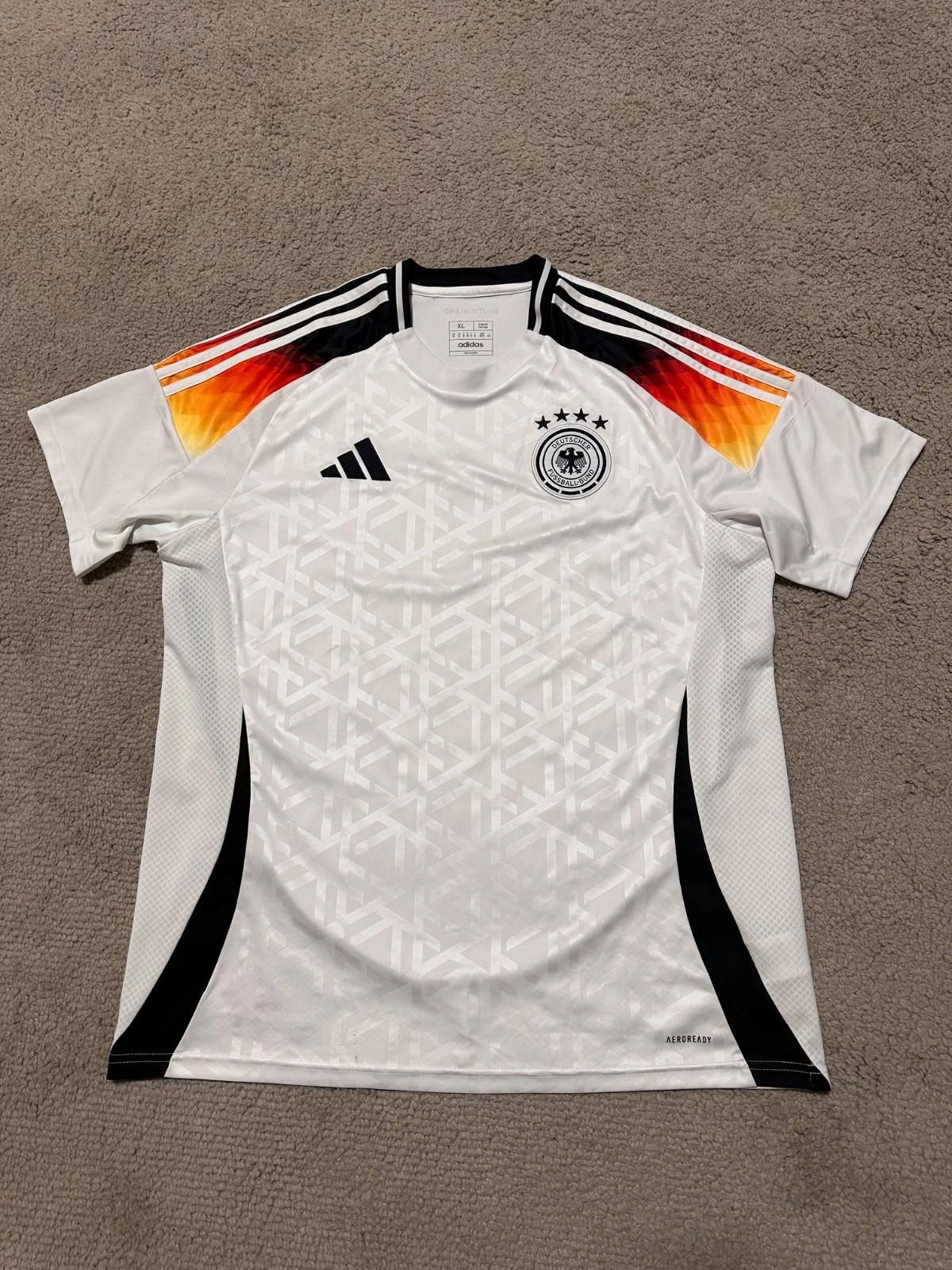Adidas Germany 2024 Adidas Home Football Shirt Soccer Jersey XL Size US XL / EU 56 / 4 - 1 Thumbnail