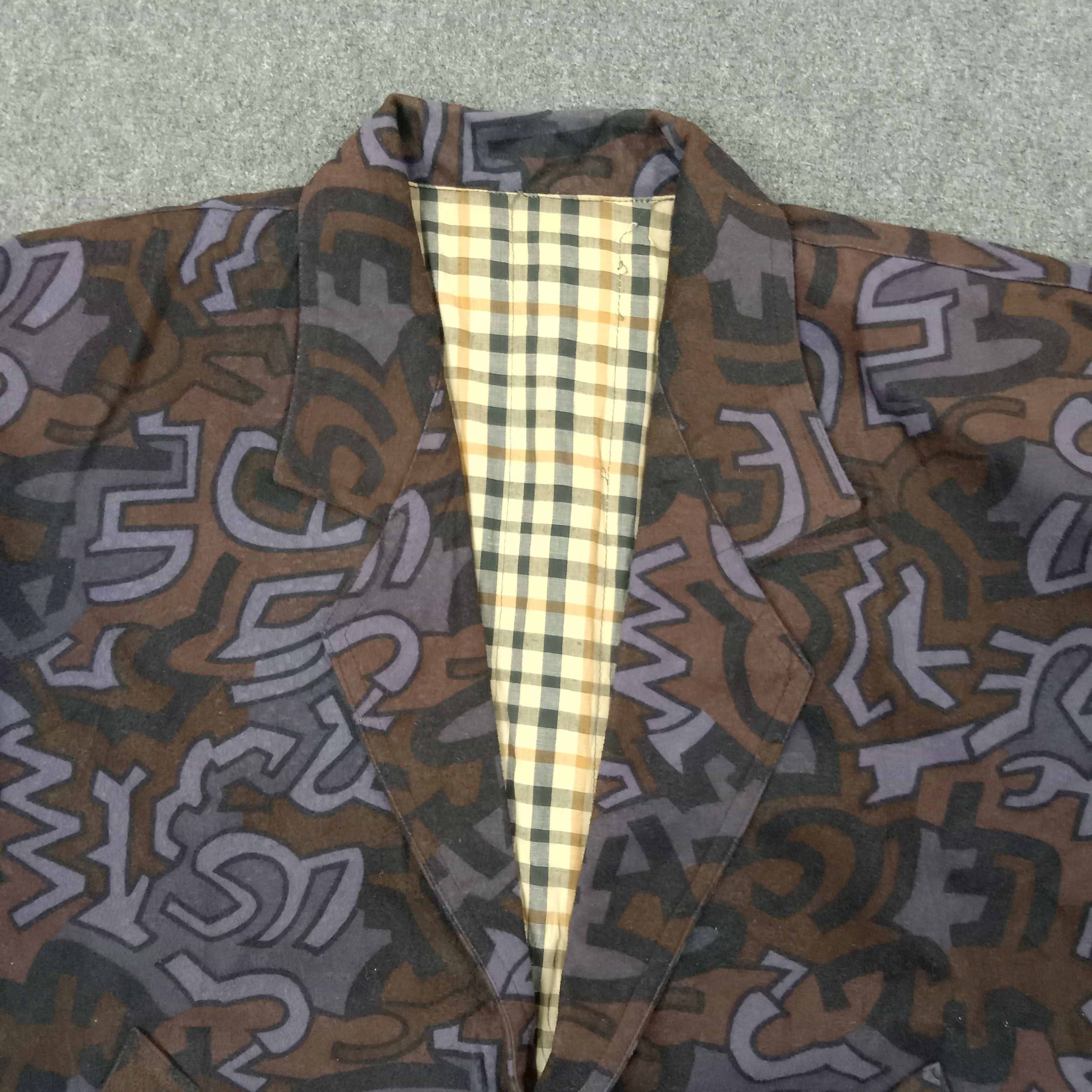 Designer Art Japanese Brand Designer Blazer C243N7 Size US XXL / EU 58 / 5 - 2 Thumbnail