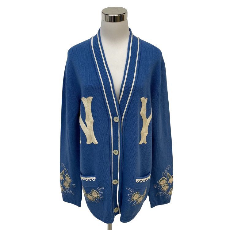 Gucci Gucci Embroidered Wool Cardigan Size M Size US M / EU 48-50 / 2 - 1 Thumbnail