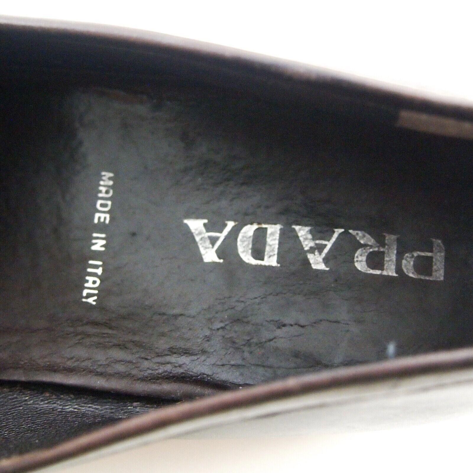 Prada Prada Penny Loafers Brown Leather US 9 EU 42 Size US 9 / EU 42 - 10 Thumbnail