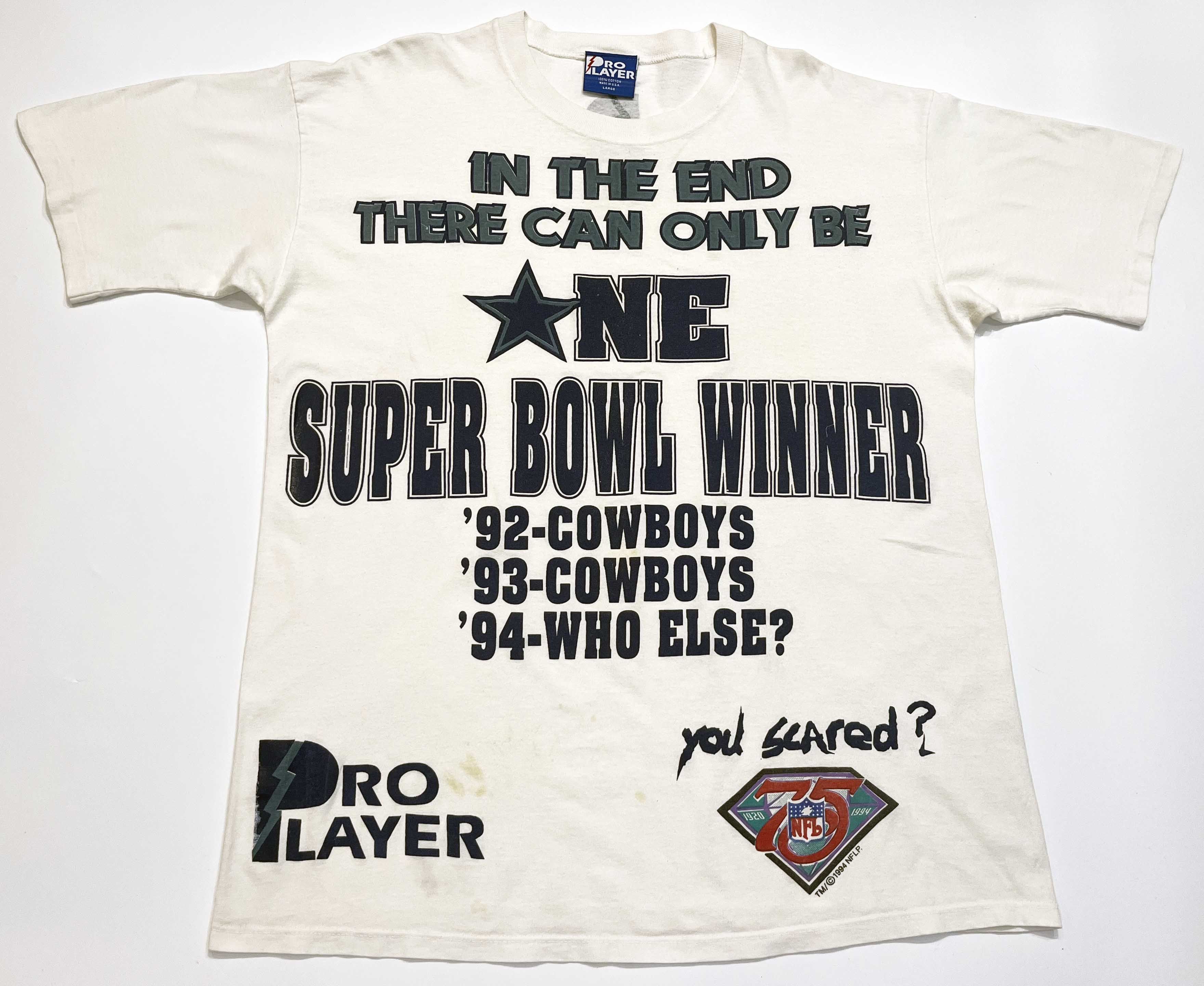 Pro Player Vintage Pro Player 1994 NFL Dallas Cowboys Football T-Shirt Size US L / EU 52-54 / 3 - 1 Thumbnail