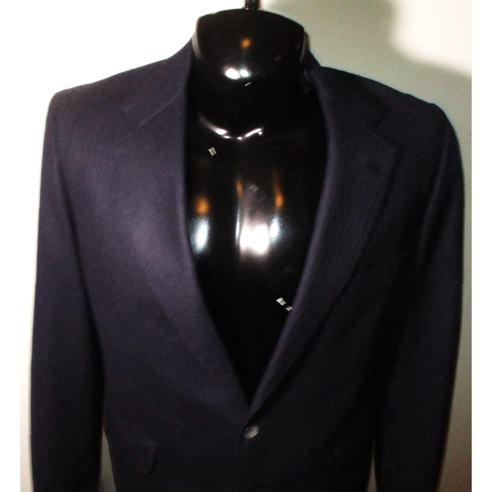 Vintage VINTAGE NAPPS Blue 2 Piece Suit Wool Wool 40R 35W 31L Men’s Size 40R - 3 Thumbnail