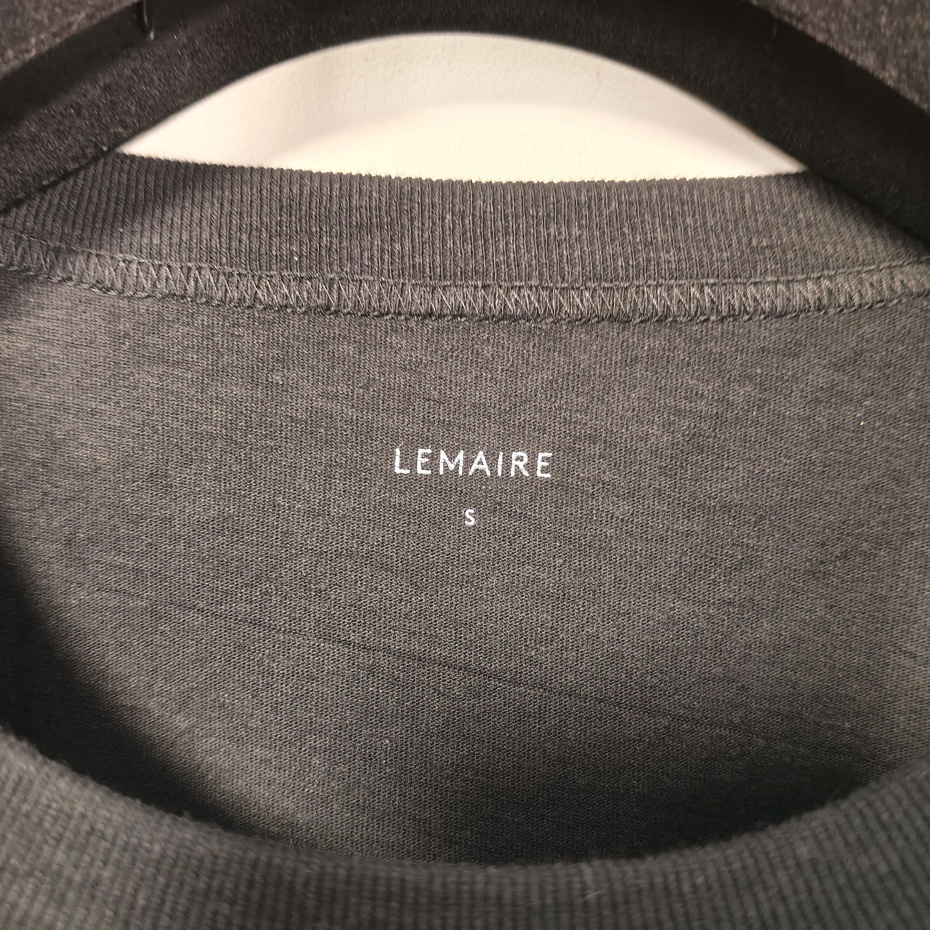 Lemaire Heavy cotton and linen t-shirt Size US S / EU 44-46 / 1 - 4 Thumbnail