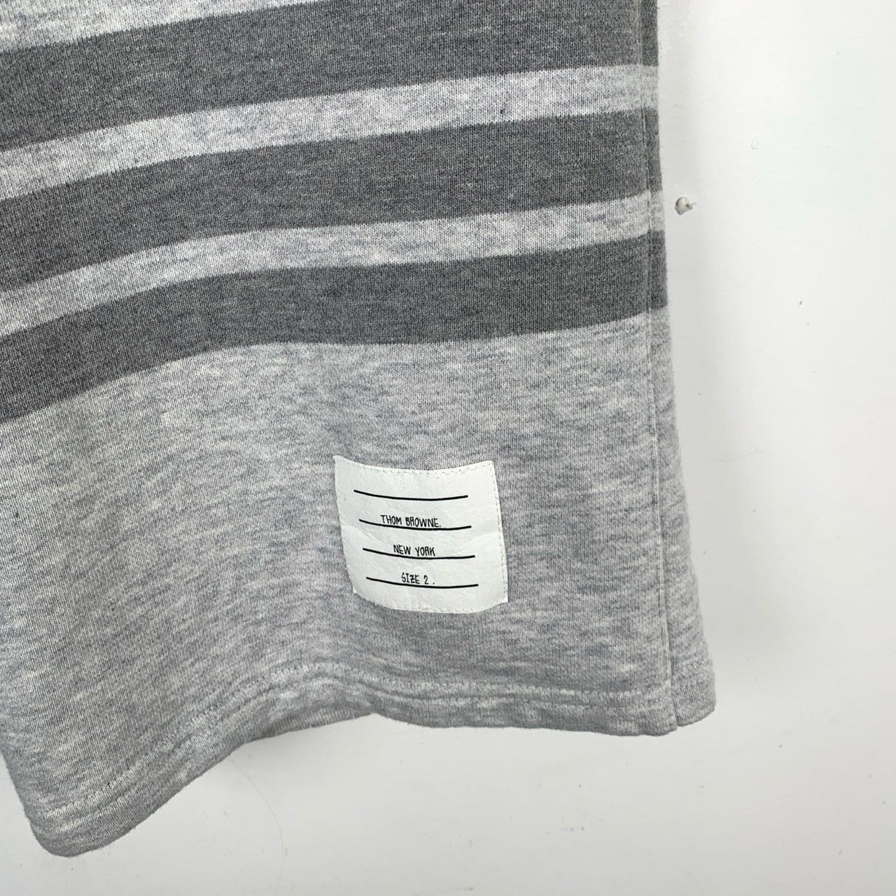 Thom Browne Thom Browne Classic Four-Bar Grey Cotton Casual Shorts Size Size US 30 / EU 46 - 4 Thumbnail
