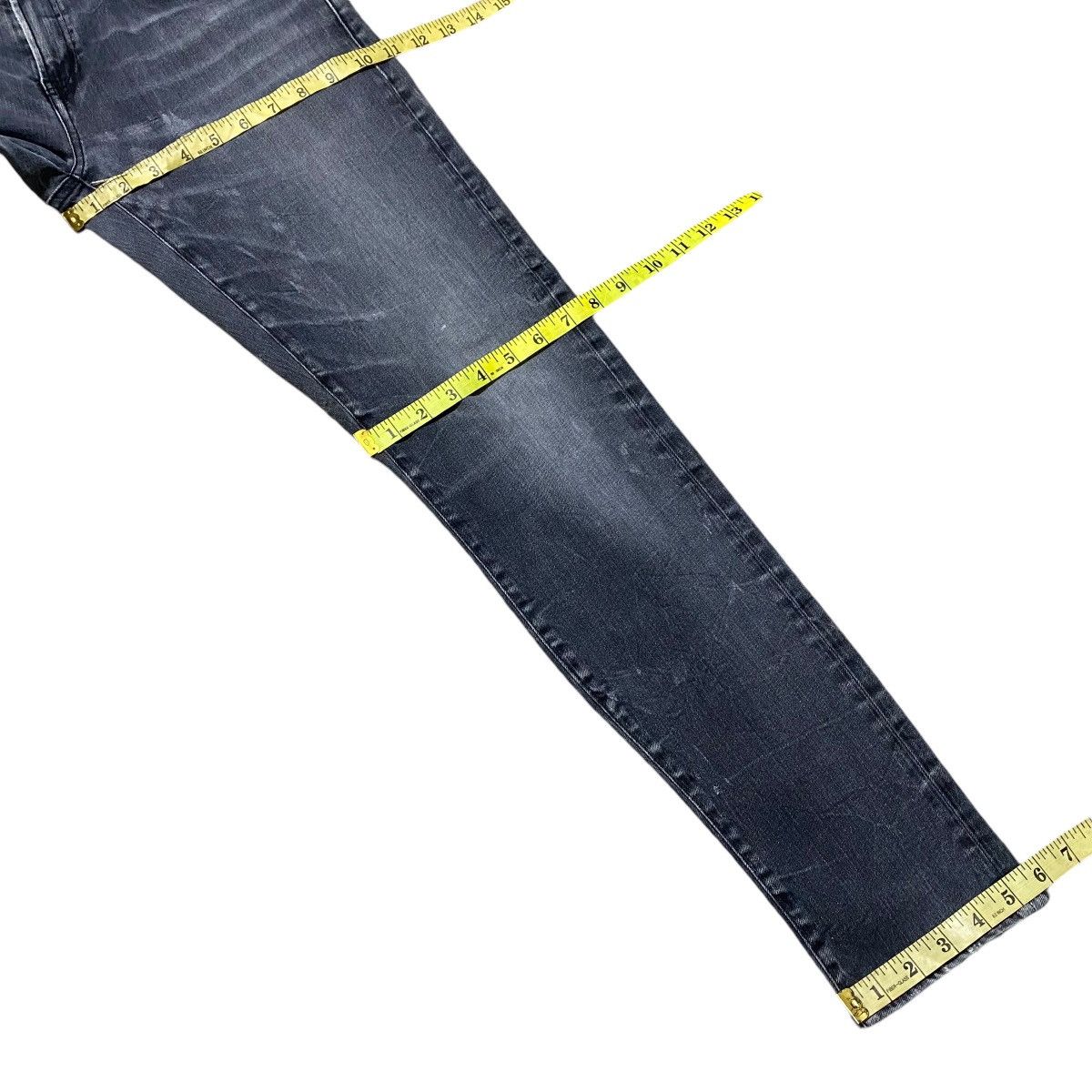 R13 R13 Black Marble Boy Skinny Jeans Size US 33 - 19 Thumbnail