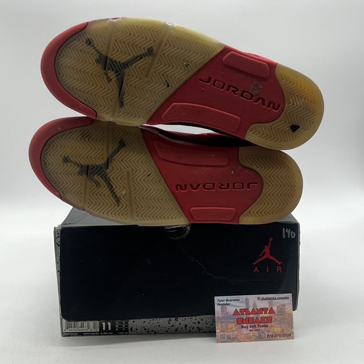 Jordan Brand Air Jordan 5 red suede Size US 11 / EU 44 - 8 Thumbnail