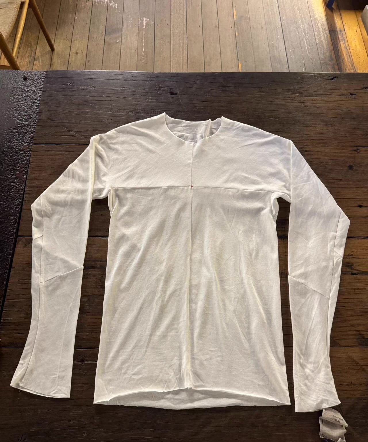Ma+ m.a+ 20SS White One‑Piece Long‑Sleeve Tee Ｑ25 Size S / US 4 / IT 40 - 1 Thumbnail