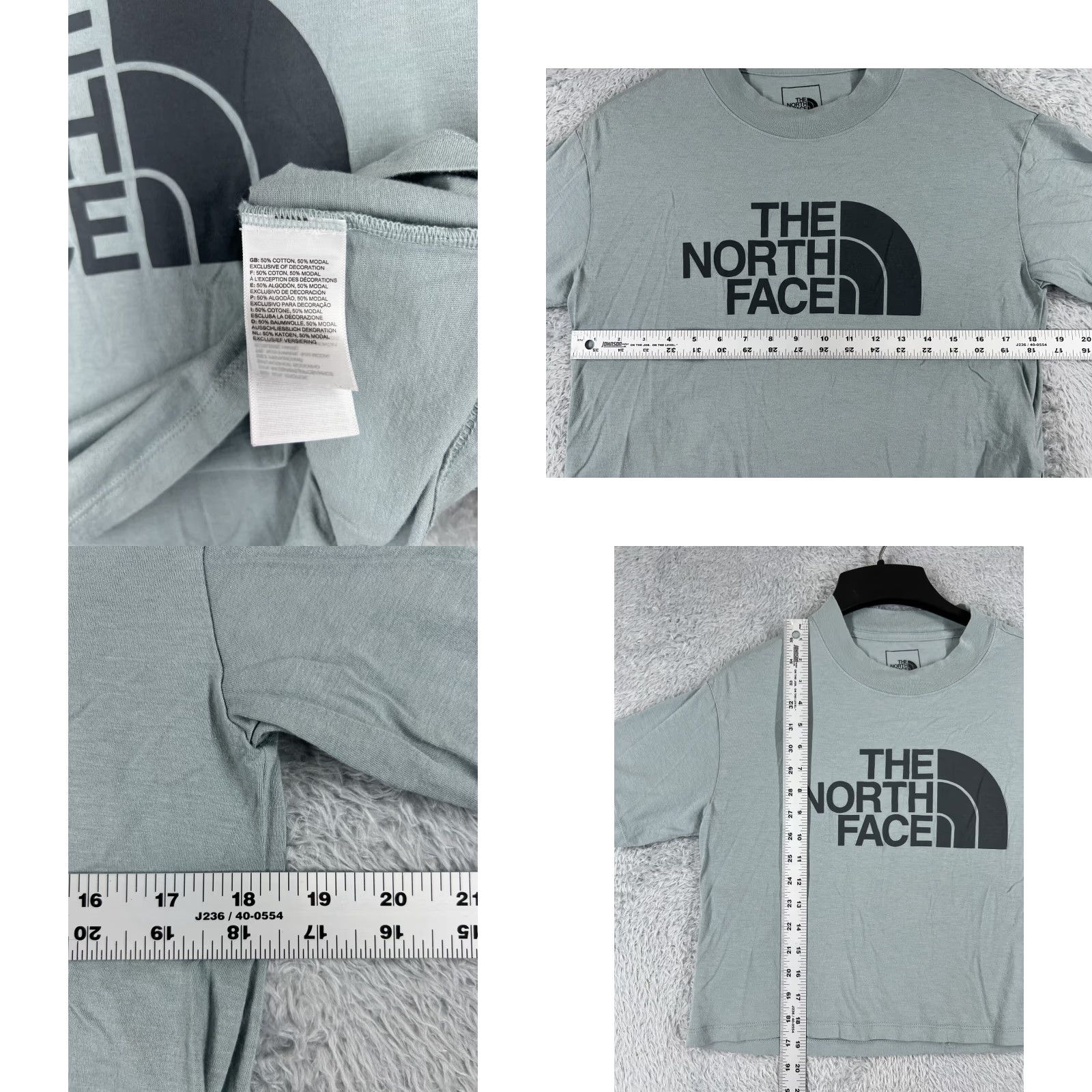 The North Face The North Face Women's Short Sleeve T-Shirt Gray Cropped Cotton-Blend 90s Outdoor Casual Small Size S / US 4 / IT 40 - 8 Thumbnail