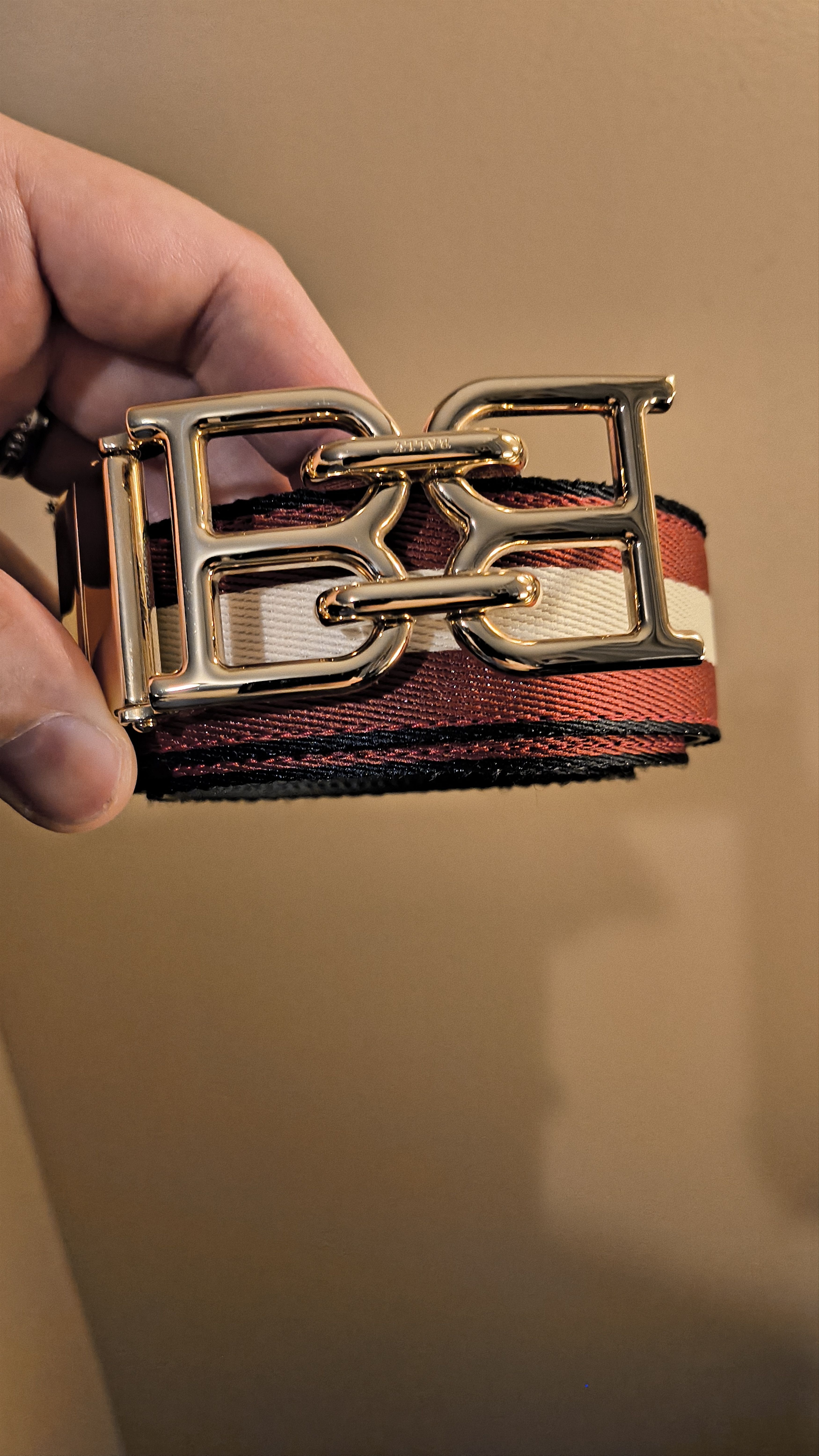 Bally Used Men's Trainspotting Fixed Reversible B-Chain Size 42 - 1 Thumbnail
