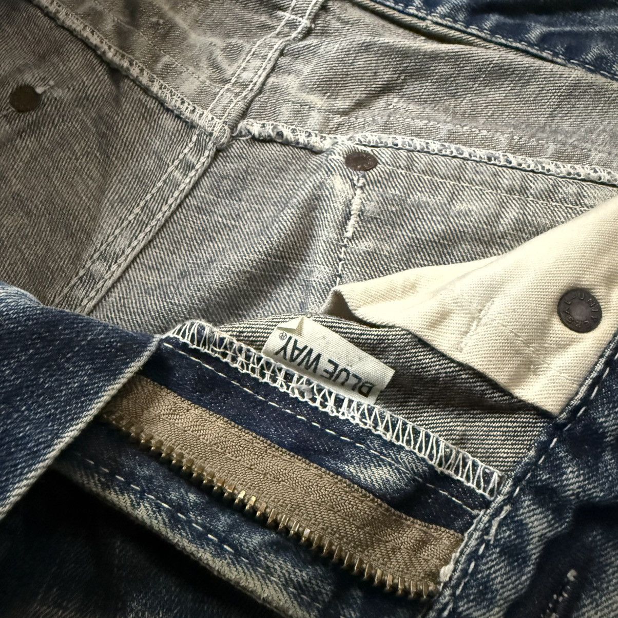 If Six Was Nine 🔥🔥🇯🇵 Japanese Distressed Dirty Clawmark Denim Size US 32 / EU 48 - 12 Thumbnail