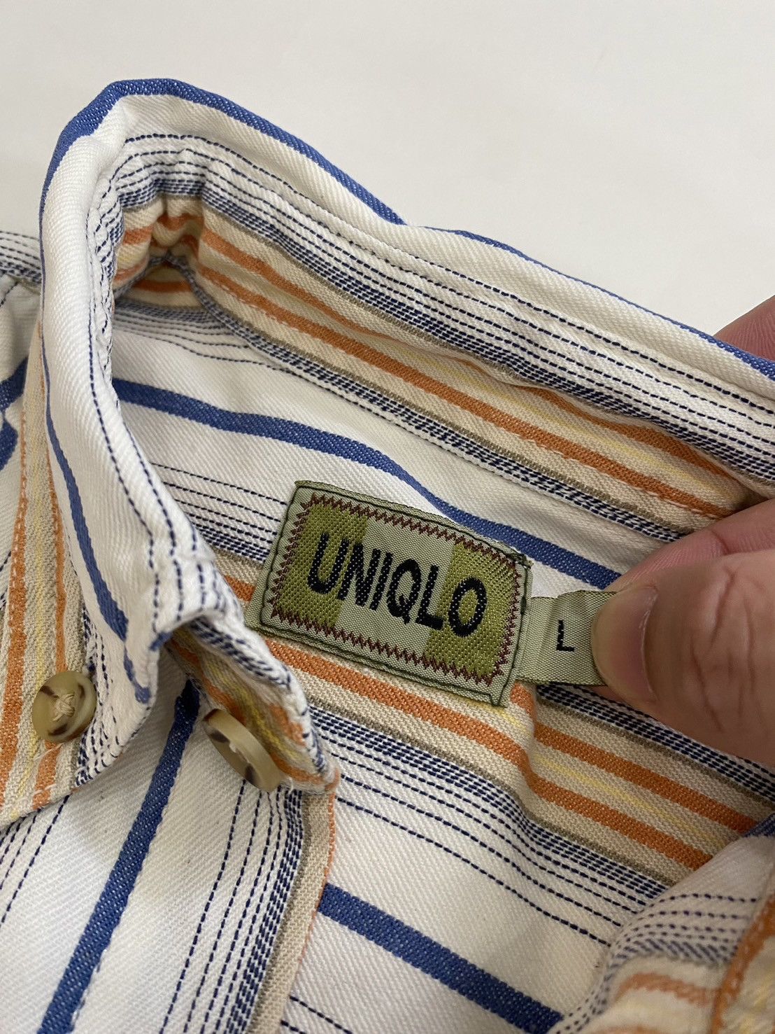Japanese Brand × Vintage Vintage 80s-90s Uniqlo Shirt Size US L / EU 52-54 / 3 - 2 Thumbnail