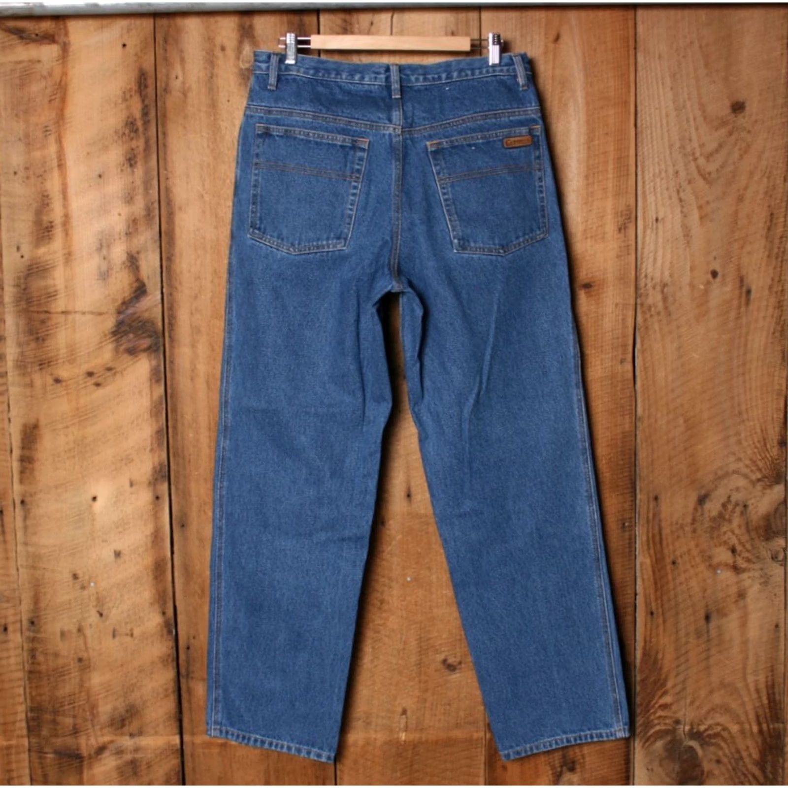 SOREL SOREL Jeans Denim Blue 34x33 Inseam 34x32 Relaxed Fit 100% Cotton Men Straight Mid Rise 10-12 in Regular Inseam 33 in Cambodia Denim Blue Jeans Mens Size US 34 / EU 50 - 3 Thumbnail