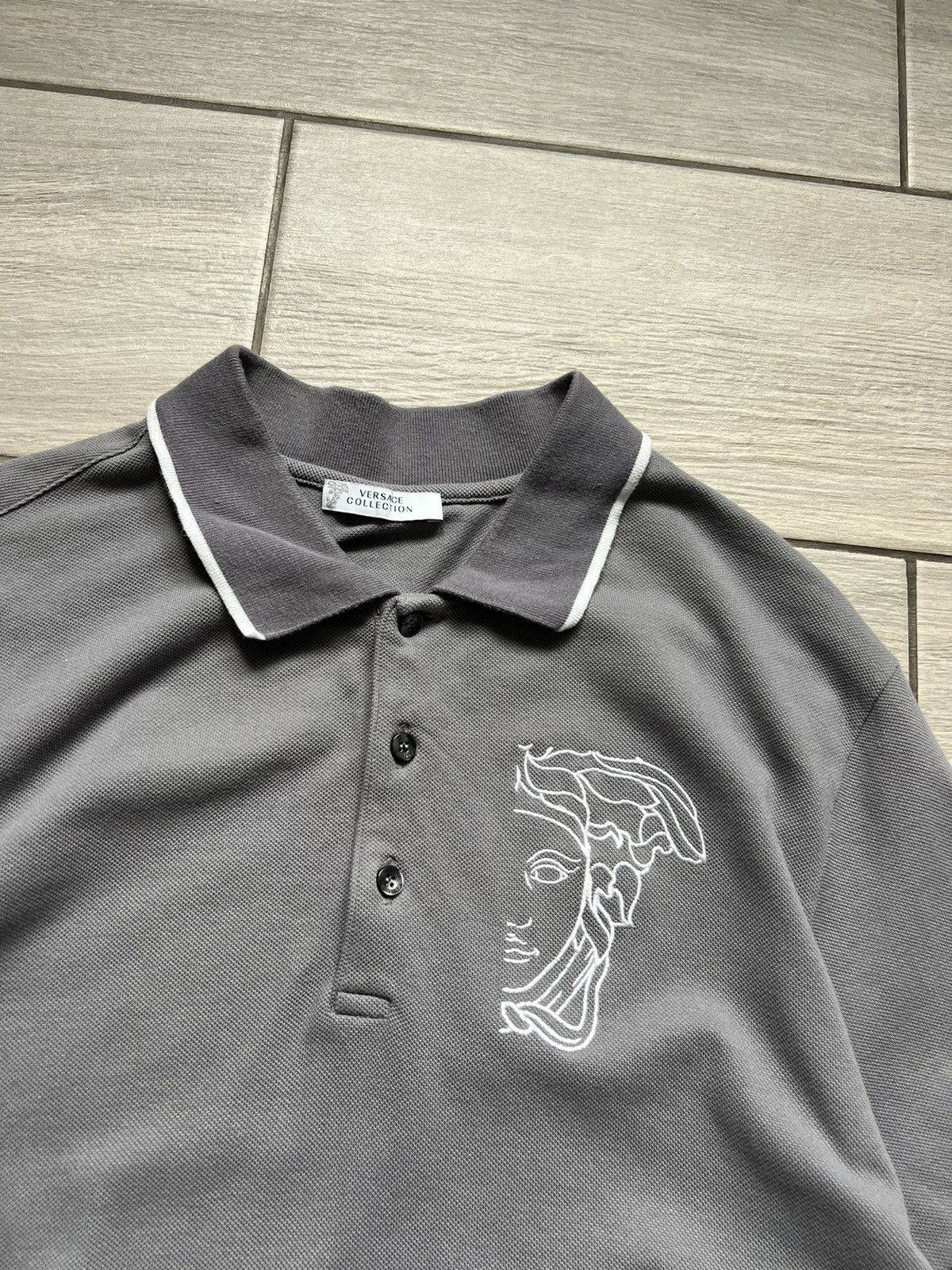 Versace Versace Collection Polo Tshirt Tee Rare Size US XL / EU 56 / 4 - 2 Thumbnail