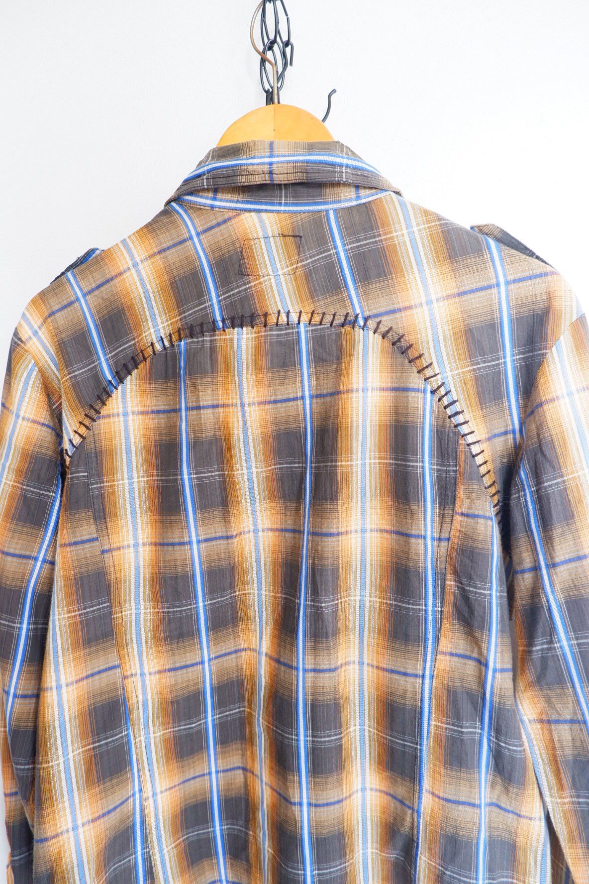 Le Grande Bleu (L.G.B.) Vintage Accoustic Japan Stitch Button Shirts Size US L / EU 52-54 / 3 - 4 Thumbnail