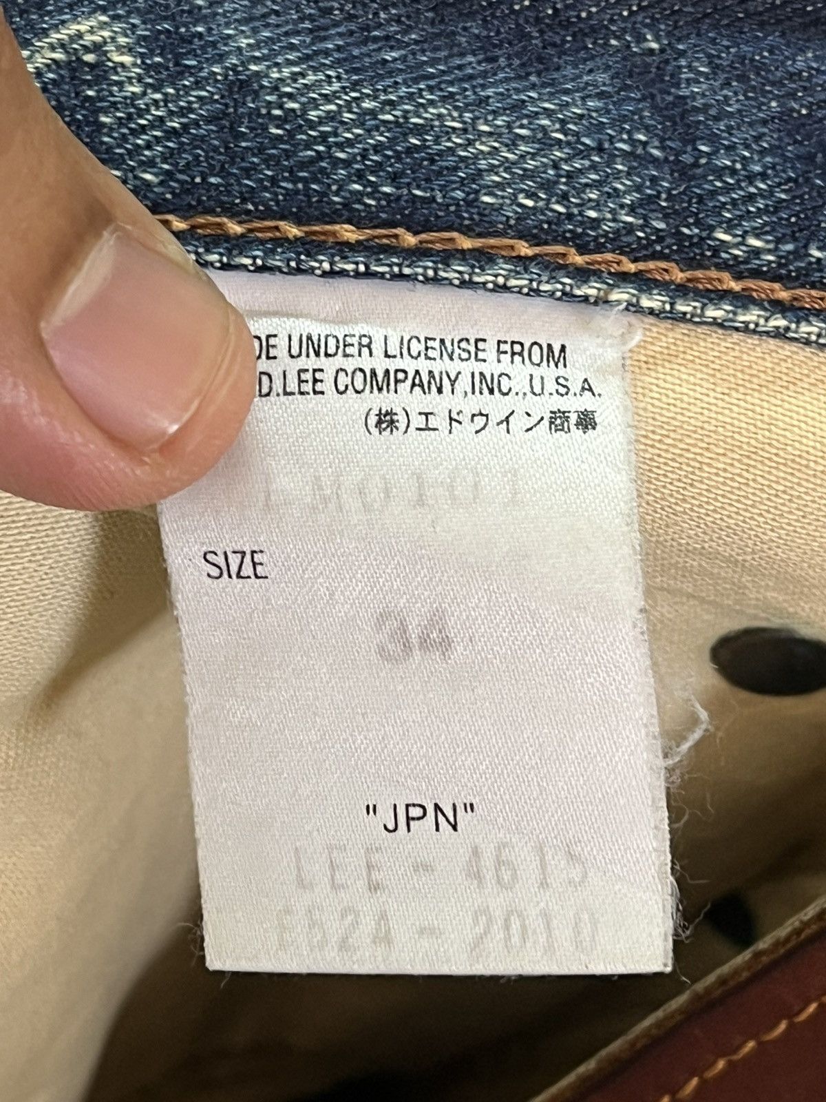 Lee × The Brooklyn Circus Vintage Lee Riders Selvedge Mudwash Denim Size US 36 / EU 52 - 12 Thumbnail