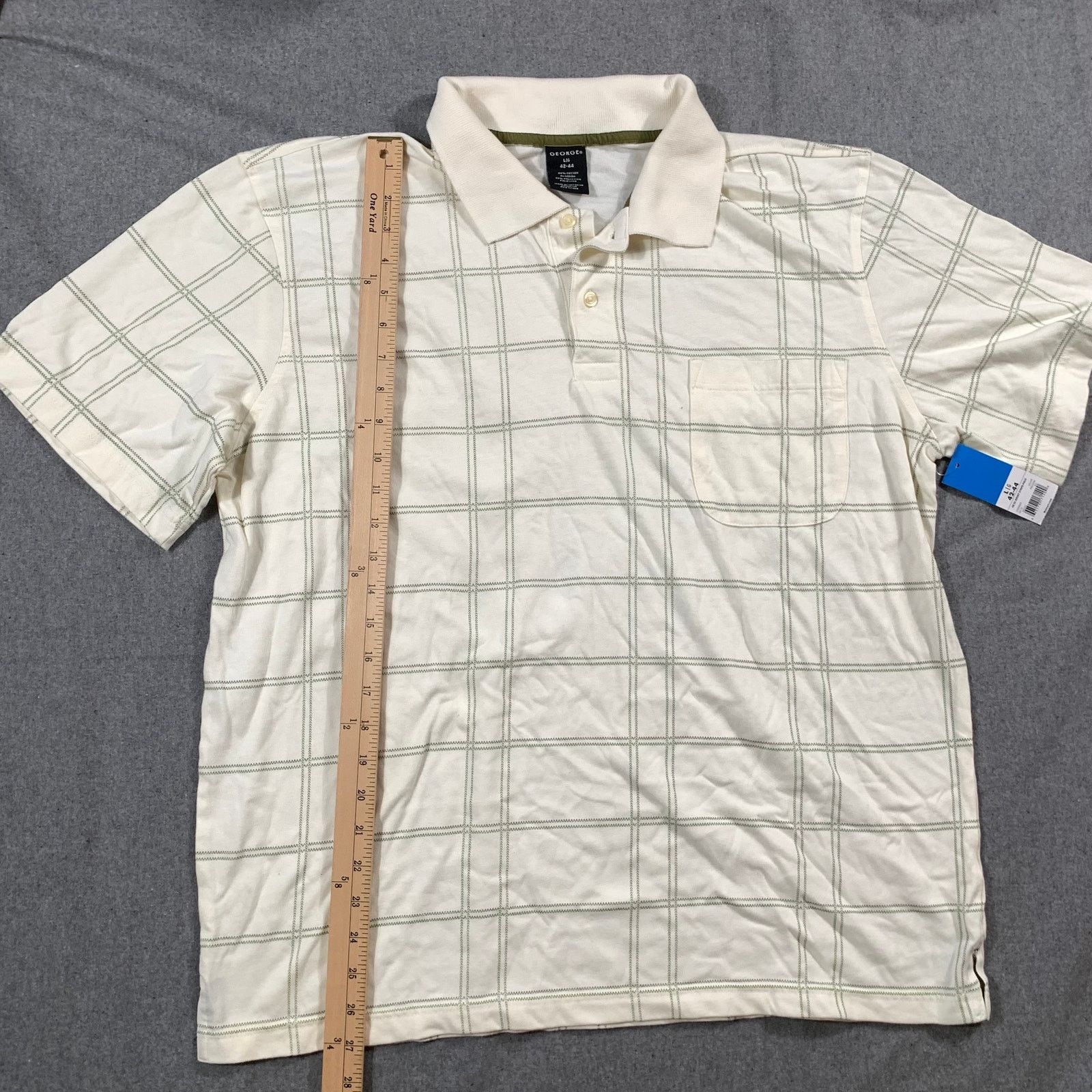 George George Shirt Adult Large 42-44 Short Sleeve Size US L / EU 52-54 / 3 - 7 Thumbnail