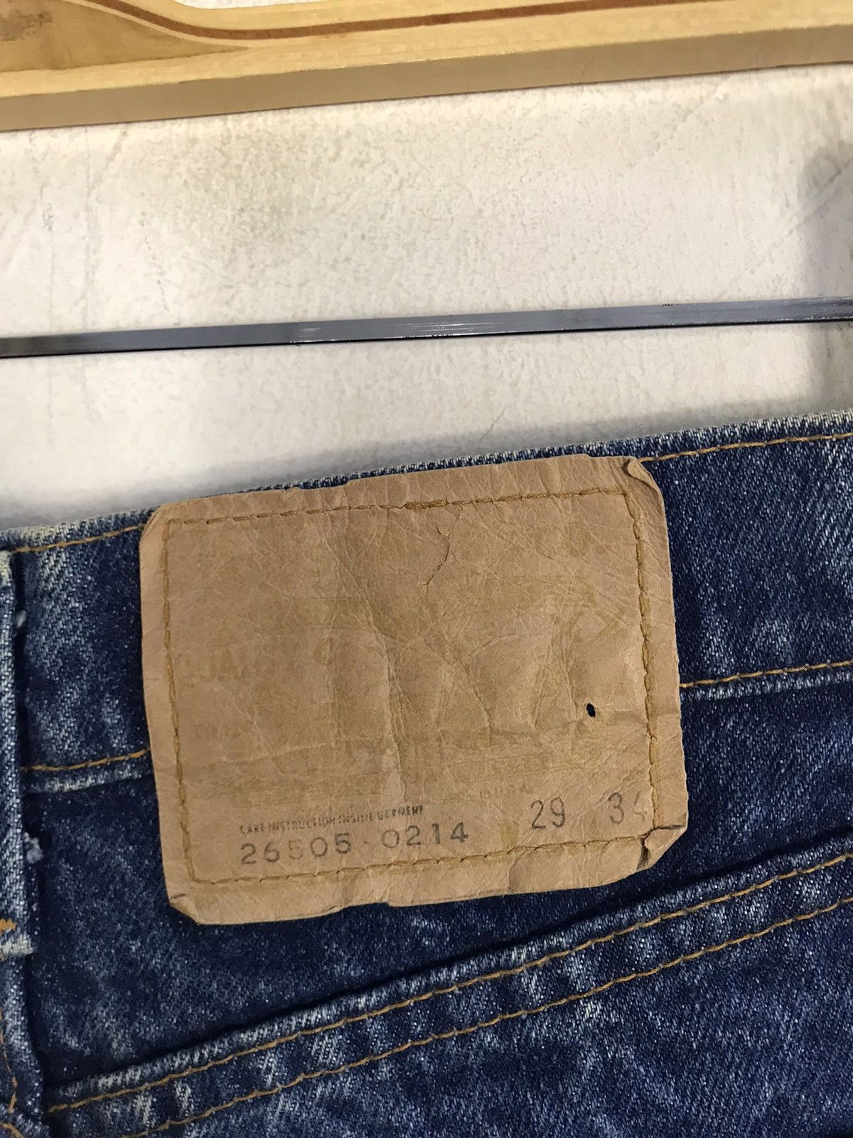 Levi's Vintage Clothing Levi's Strauss 80s 505 26505-0217 Talon Zip Denim Jeans Size 27" / US 4 / IT 40 - 12 Thumbnail