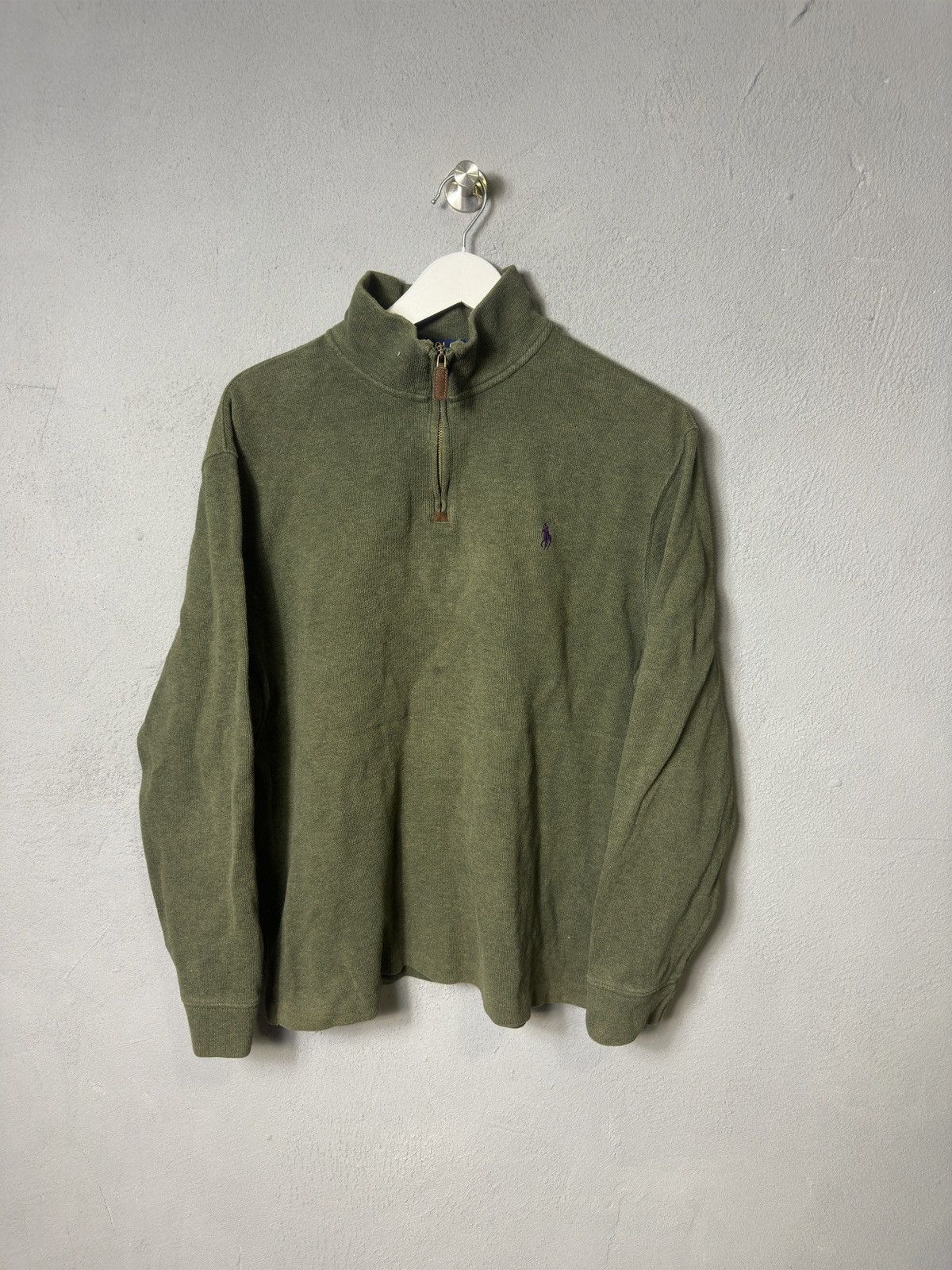 Designer × Polo Ralph Lauren × Ralph Lauren Polo Ralph Lauren 1/4 Zip Sweater Size US L / EU 52-54 / 3 - 1 Thumbnail
