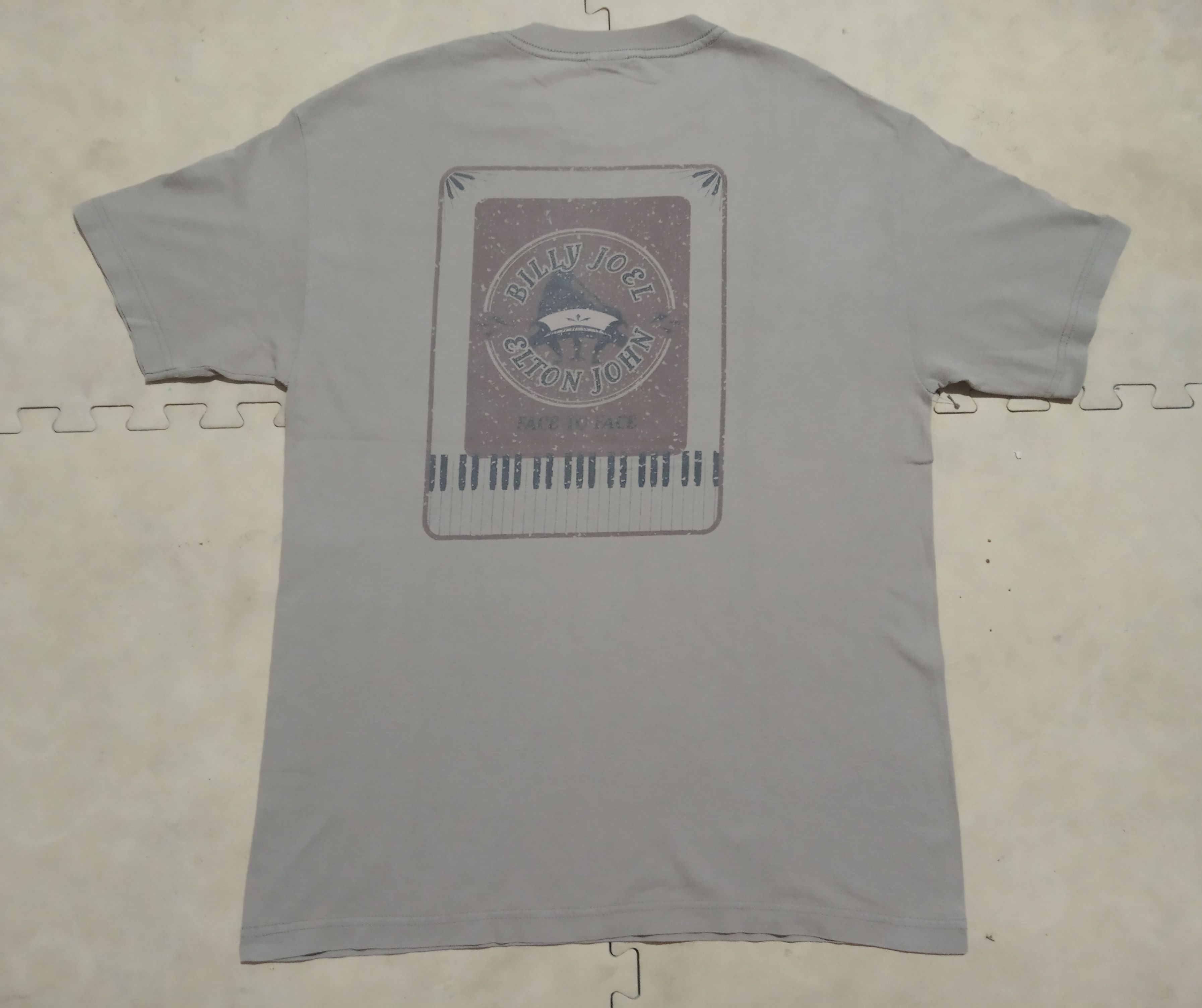 Band Tees Elton John Billy Joel Face To Face Tour 2001 Size US L / EU 52-54 / 3 - 2 Thumbnail