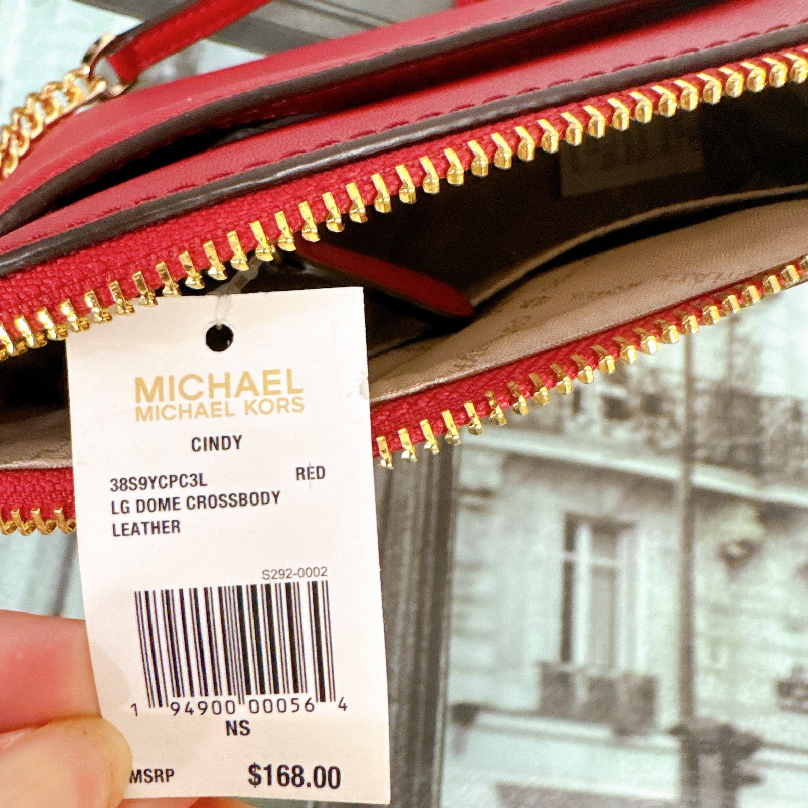 Michael Kors Michael Kors 38S9YCPC3L Cindy Large Saffiano Leather Dome Size ONE SIZE - 7 Thumbnail