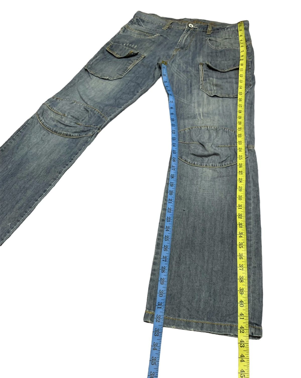 Desigual × Japanese Brand DESIGUAL FLARED MULTIPOCKET STYLISH DENIM Size US 33 - 17 Thumbnail