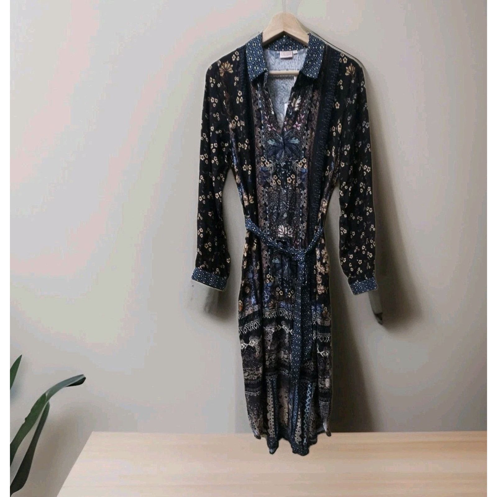 Other Cienna Women's Billie Buttoned Twill Maxi Dress Small Size S / US 4 / IT 40 - 9 Thumbnail