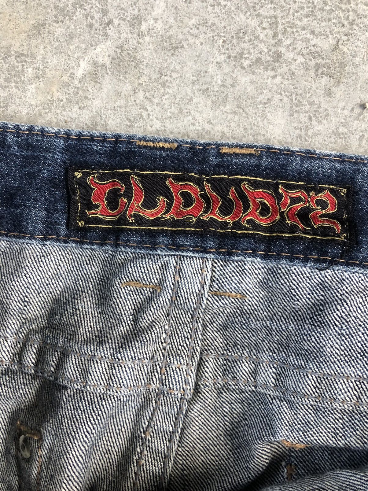 Japanese Brand Japanese Skulls Embroidered Jeans Distressed Jeans Patchwork Size US 37 - 16 Thumbnail