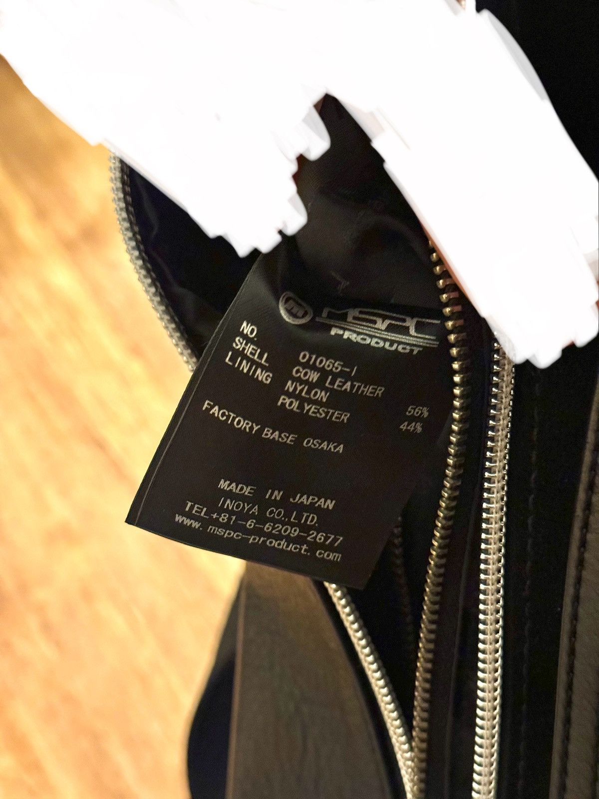 Japanese Brand × MasterPiece mspc masterpiece black leather big bump bag Size ONE SIZE - 3 Thumbnail
