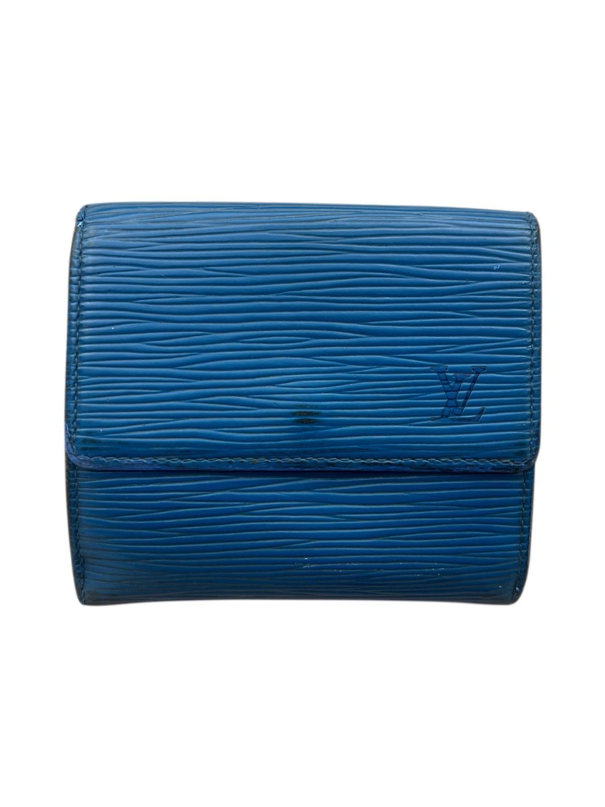 Louis Vuitton Blue Louis Vuitton Epi Leather Tri-Fold Wallet Size ONE SIZE - 1 Thumbnail