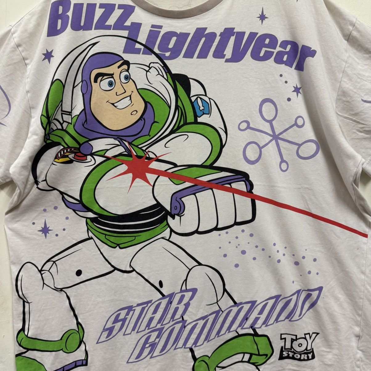 Disney Vintage Buzz Lightyear Toy Story By Disney Tshirt Size US XXL / EU 58 / 5 - 5 Thumbnail