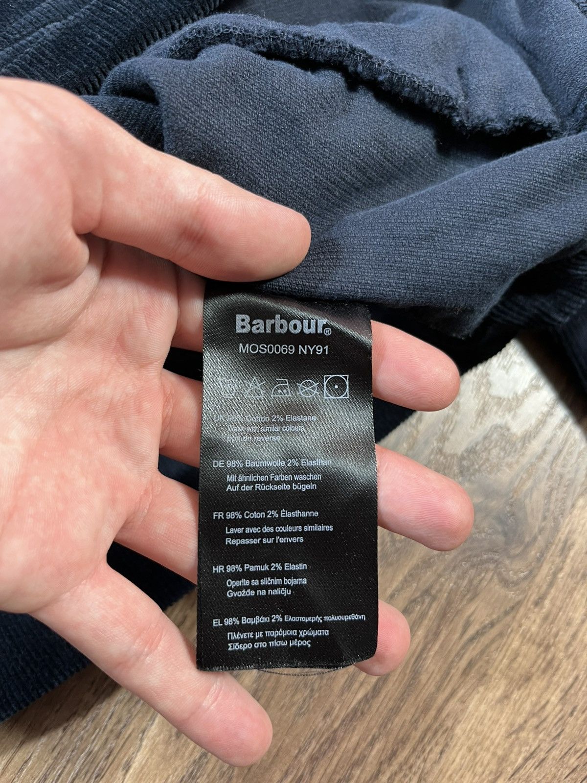 Barbour Barbour Camicia Ny91 Navy Blue MOS0069 Size US XL / EU 56 / 4 - 6 Thumbnail
