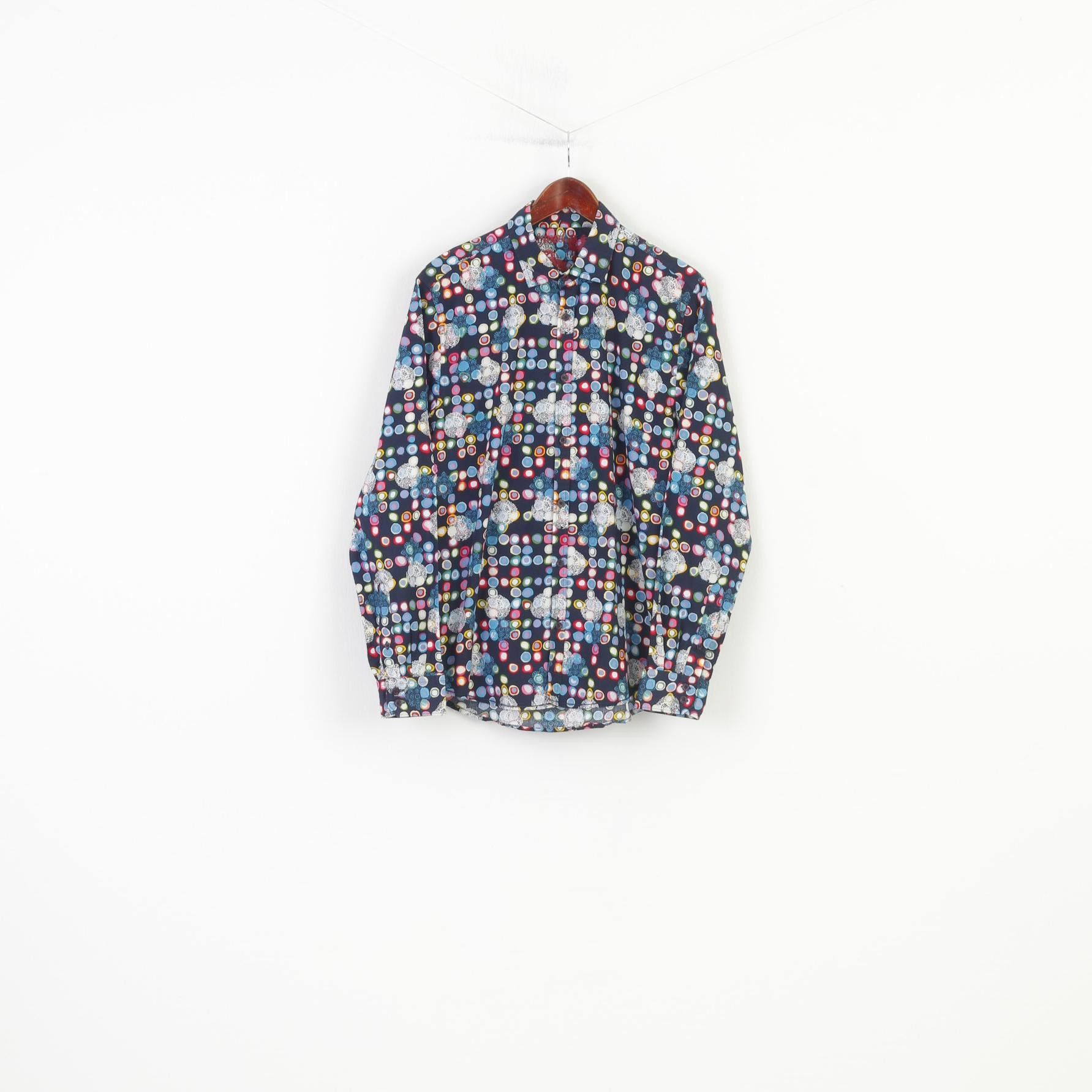 Desigual Desigual Men L Casual Shirt Long Sleeve Geometric Print 4111 Size US L / EU 52-54 / 3 - 1 Thumbnail
