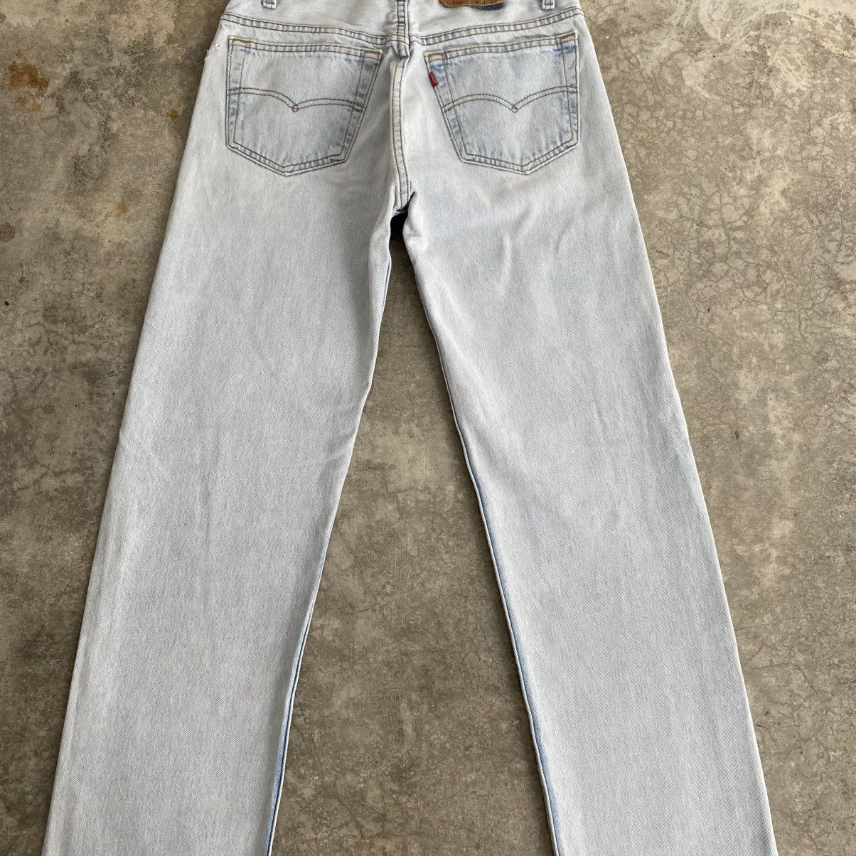 Levi's Vintage 1994 Levis 501 Released Hem Light Blue Denim Jeans Size US 30 / EU 46 - 12 Thumbnail