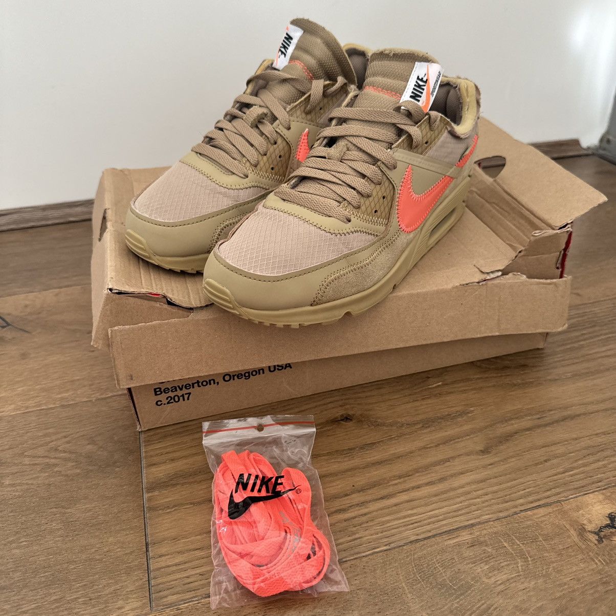 Nike × Off-White Nike Air Max 90 Off-White Desert Ore Size US 8 / EU 41 - 12 Thumbnail