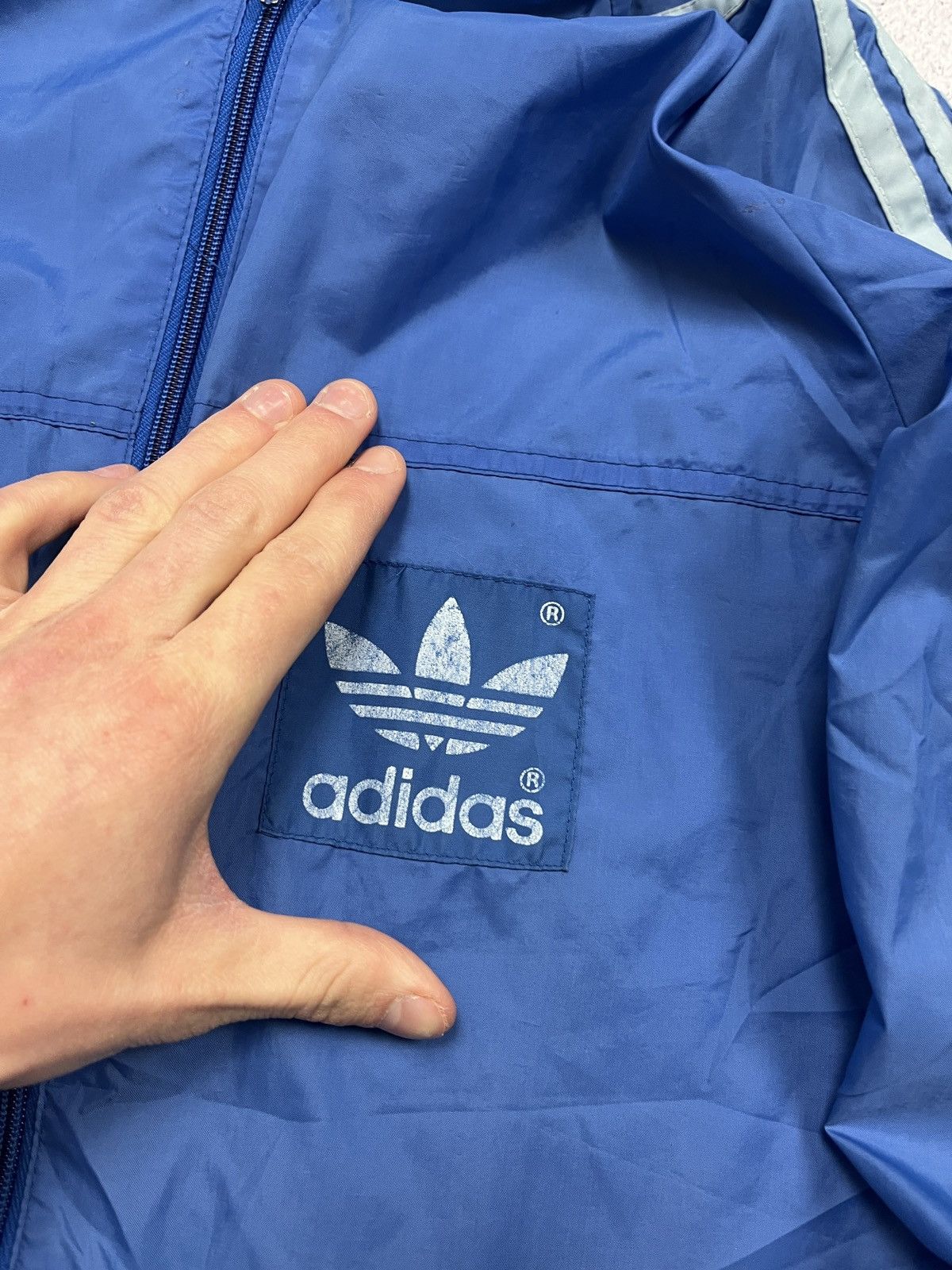 Adidas × Vintage Vintage Adidas 90’s Windbreaker Nylon Track Jacket Rare Y2k Size US S / EU 44-46 / 1 - 6 Thumbnail