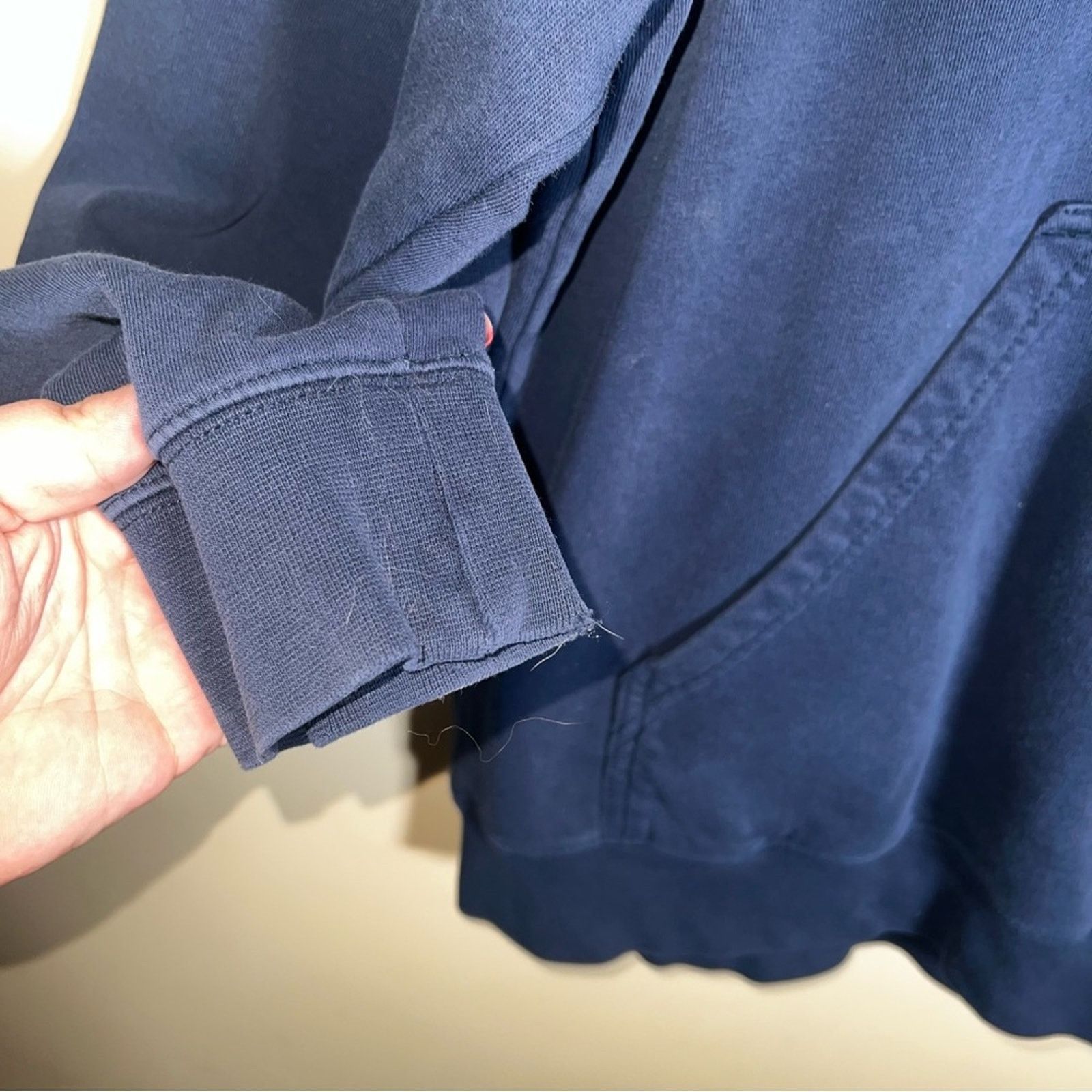 Nike VNTG NIKE 90s gray tag embroider detail drawstring hoodie L Size US L / EU 52-54 / 3 - 5 Thumbnail