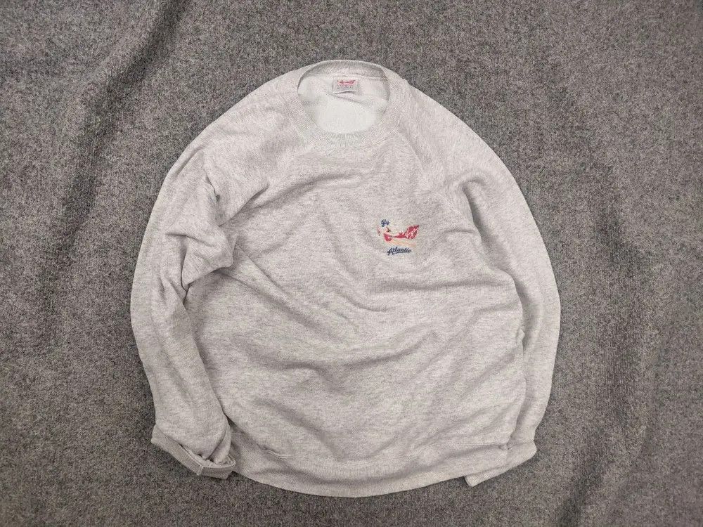 Vintage Rare Vintage Virgin Fly Atlantic sweatshirt princess Diana Size US M / EU 48-50 / 2 - 1 Thumbnail