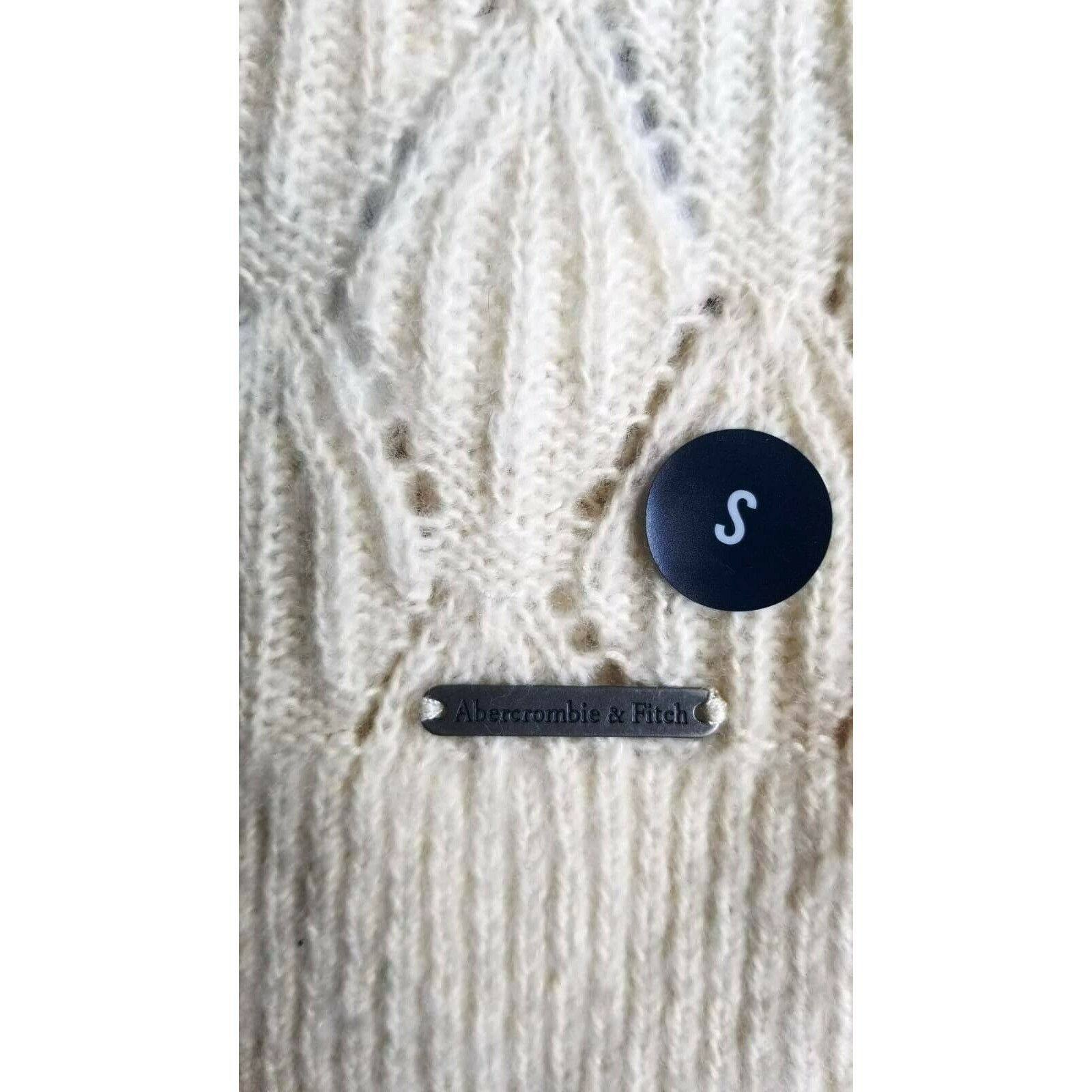 Abercrombie & Fitch Abercrombie and Fitch Sz S Women's knit sweater Cream Ivory Size S / US 4 / IT 40 - 5 Thumbnail